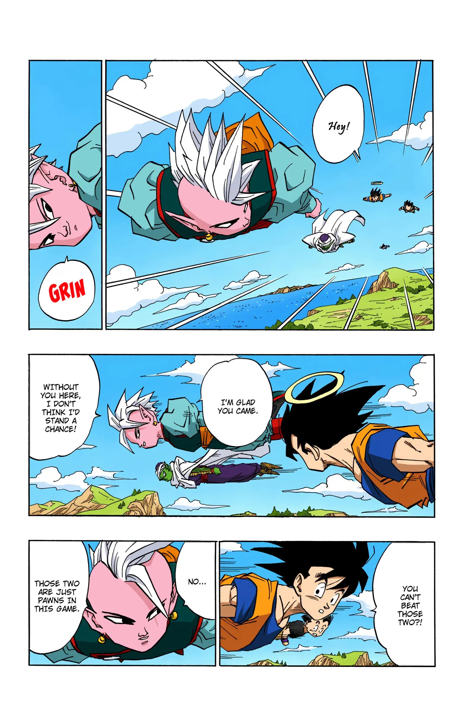 DBZ Majin Buu Saga Colored Manga, chapter 445, page 12