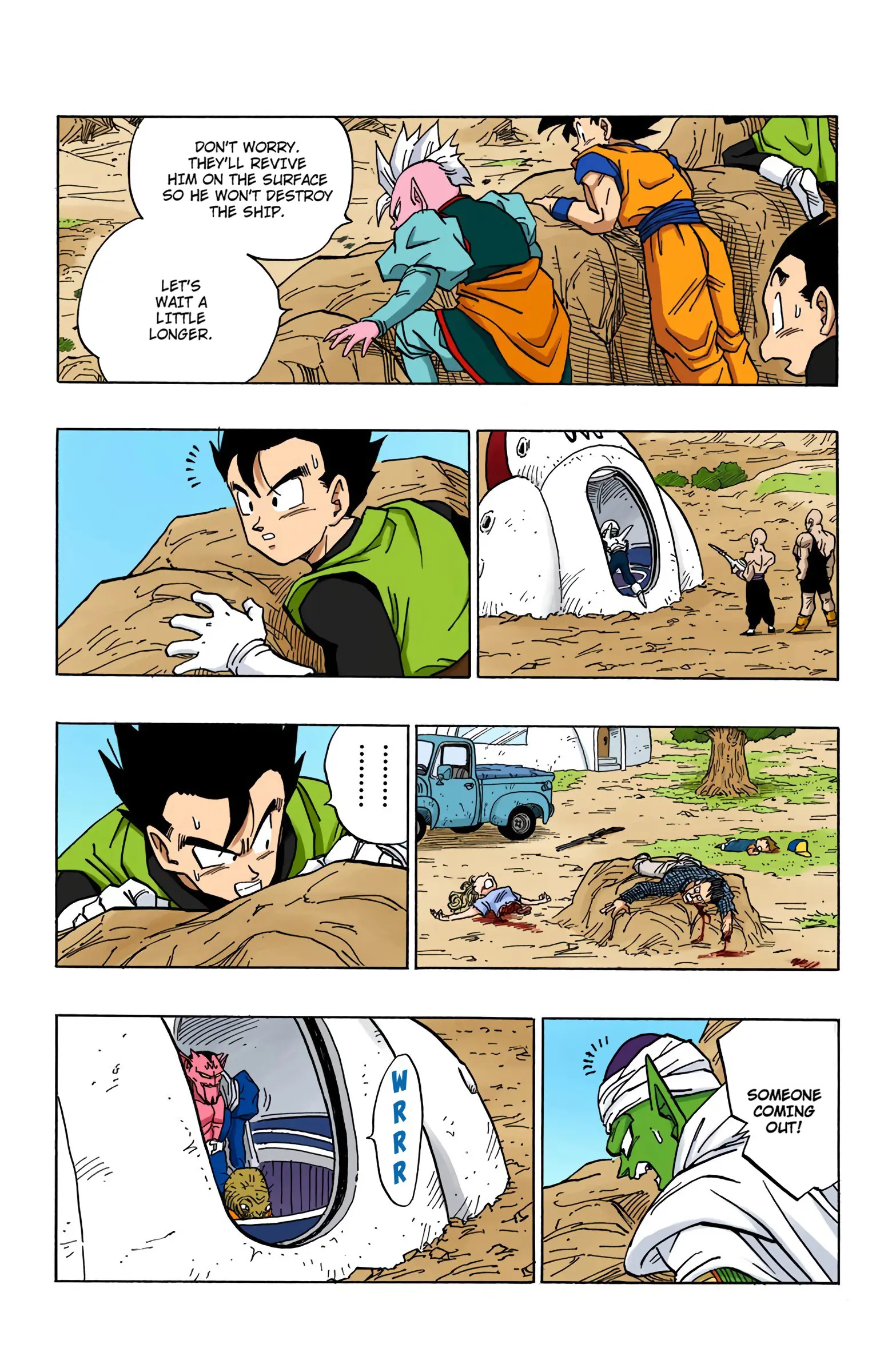 DBZ Majin Buu Saga Colored Manga, chapter 446, page 13