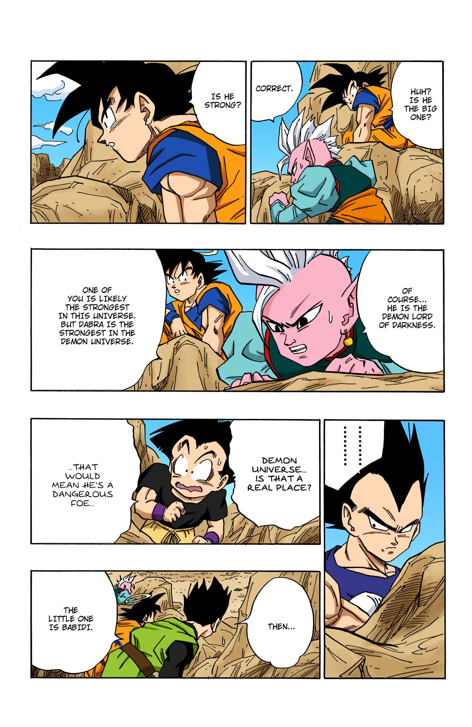 DBZ Majin Buu Saga Colored Manga, chapter 447, page 3