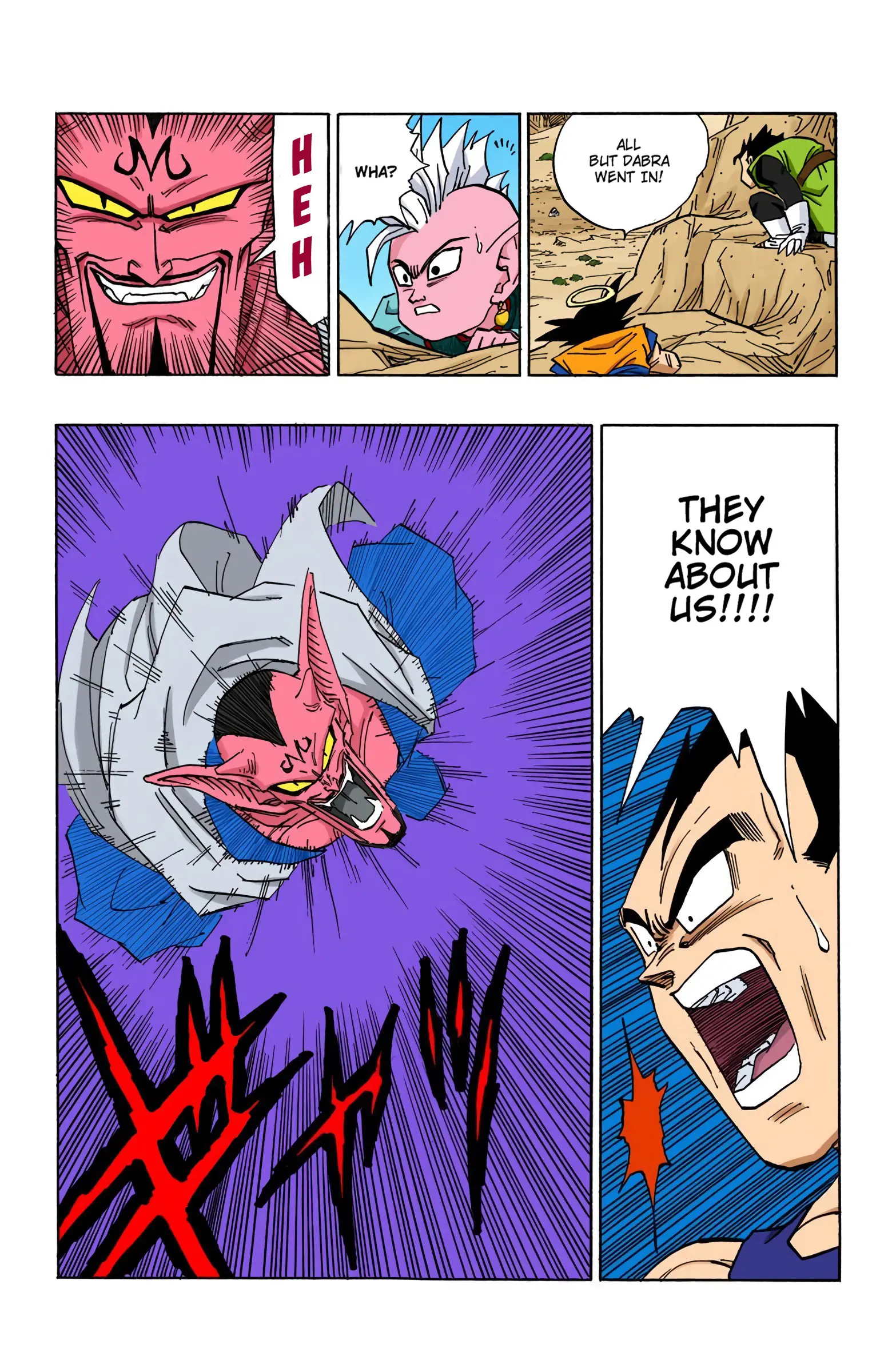 DBZ Majin Buu Saga Colored Manga, chapter 447, page 13