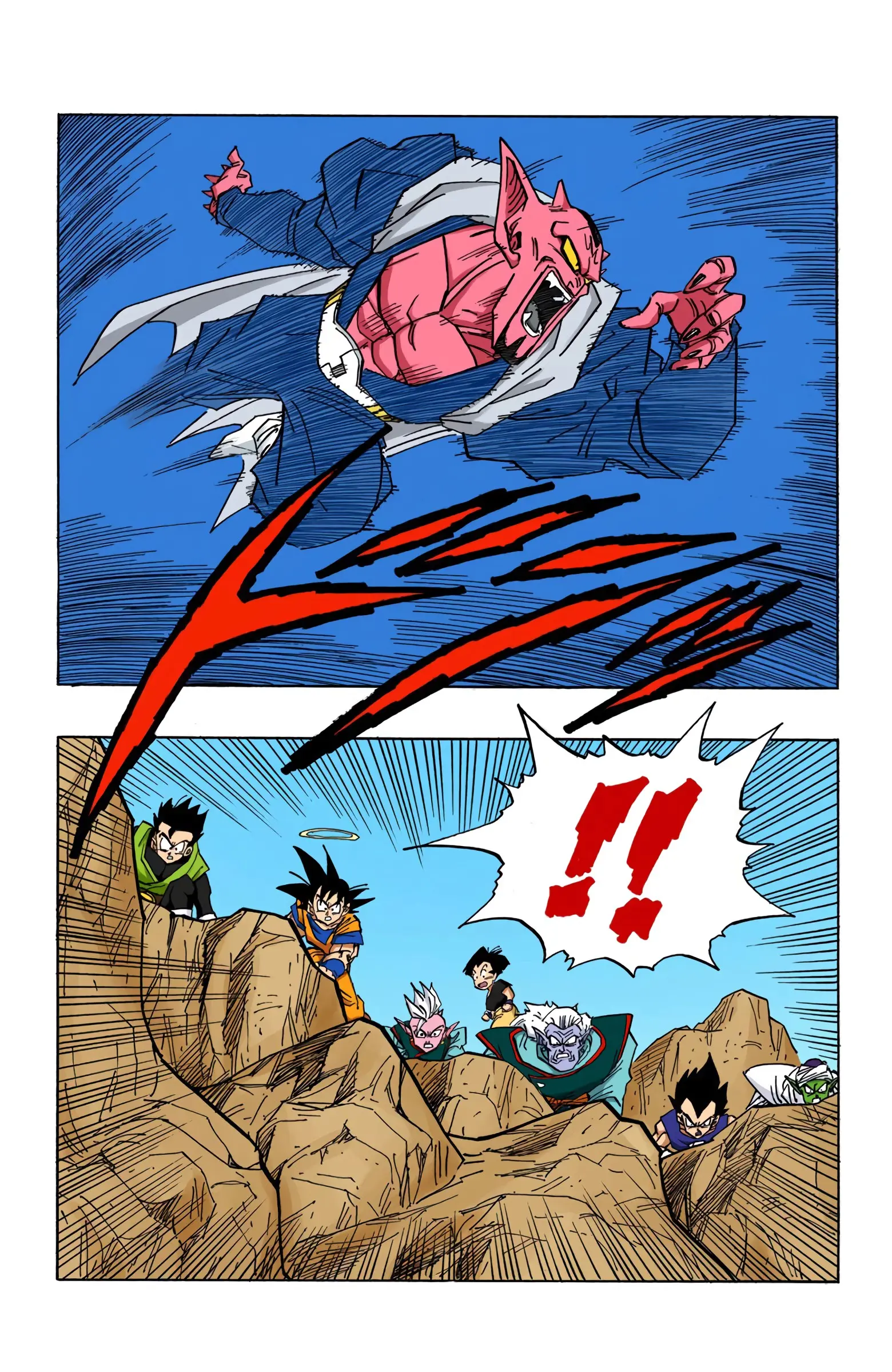 DBZ Majin Buu Saga Colored Manga, chapter 448, page 2