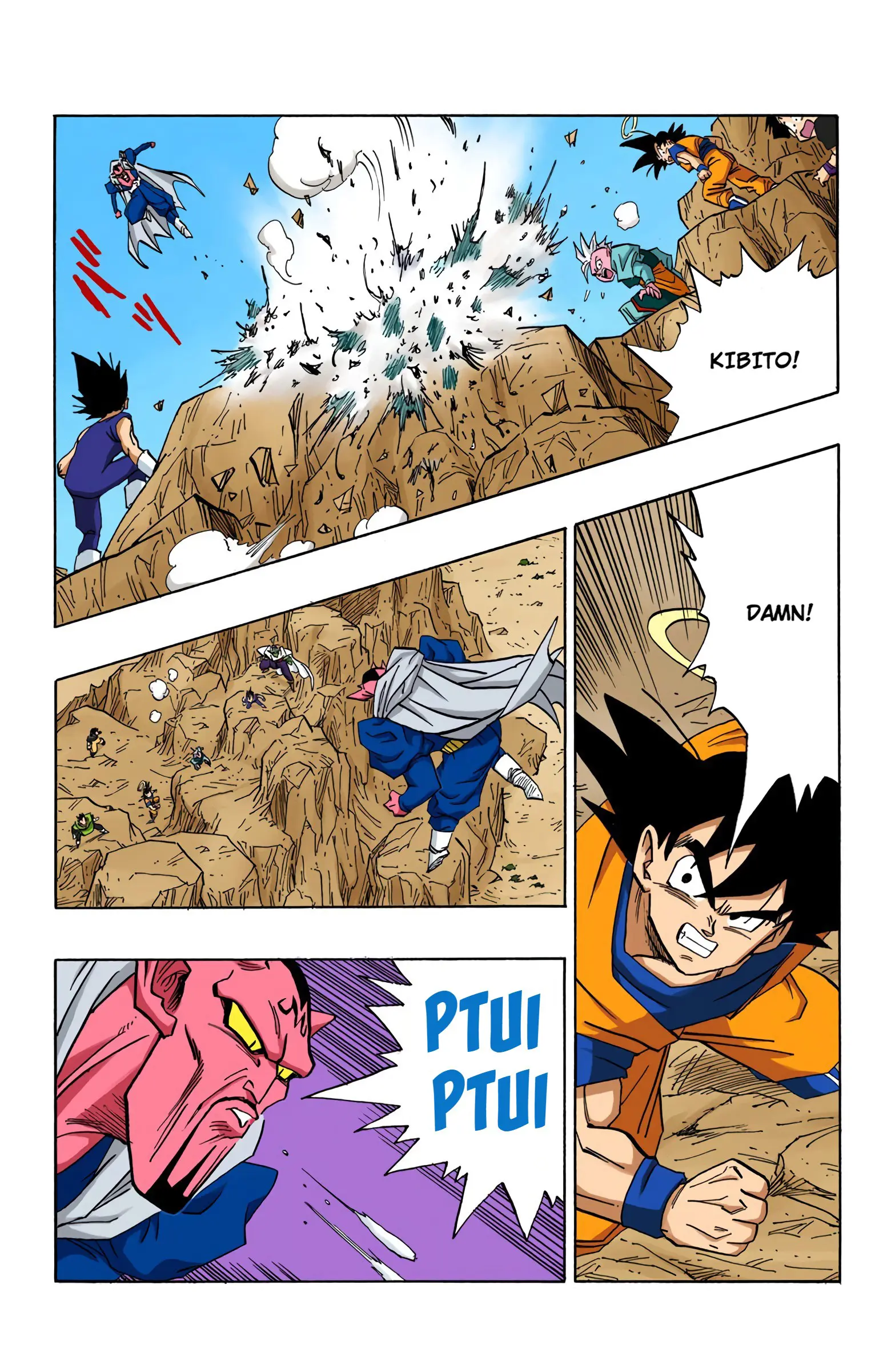 DBZ Majin Buu Saga Colored Manga, chapter 448, page 4
