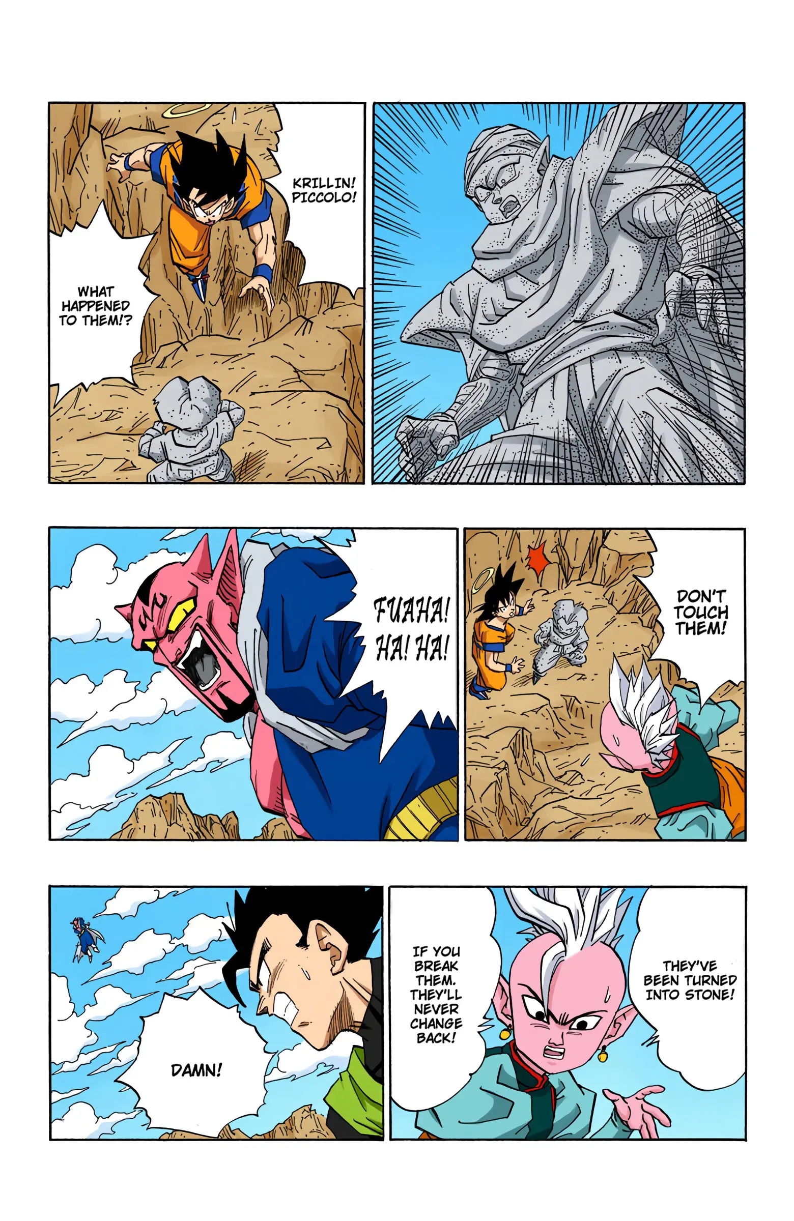 DBZ Majin Buu Saga Colored Manga, chapter 448, page 6