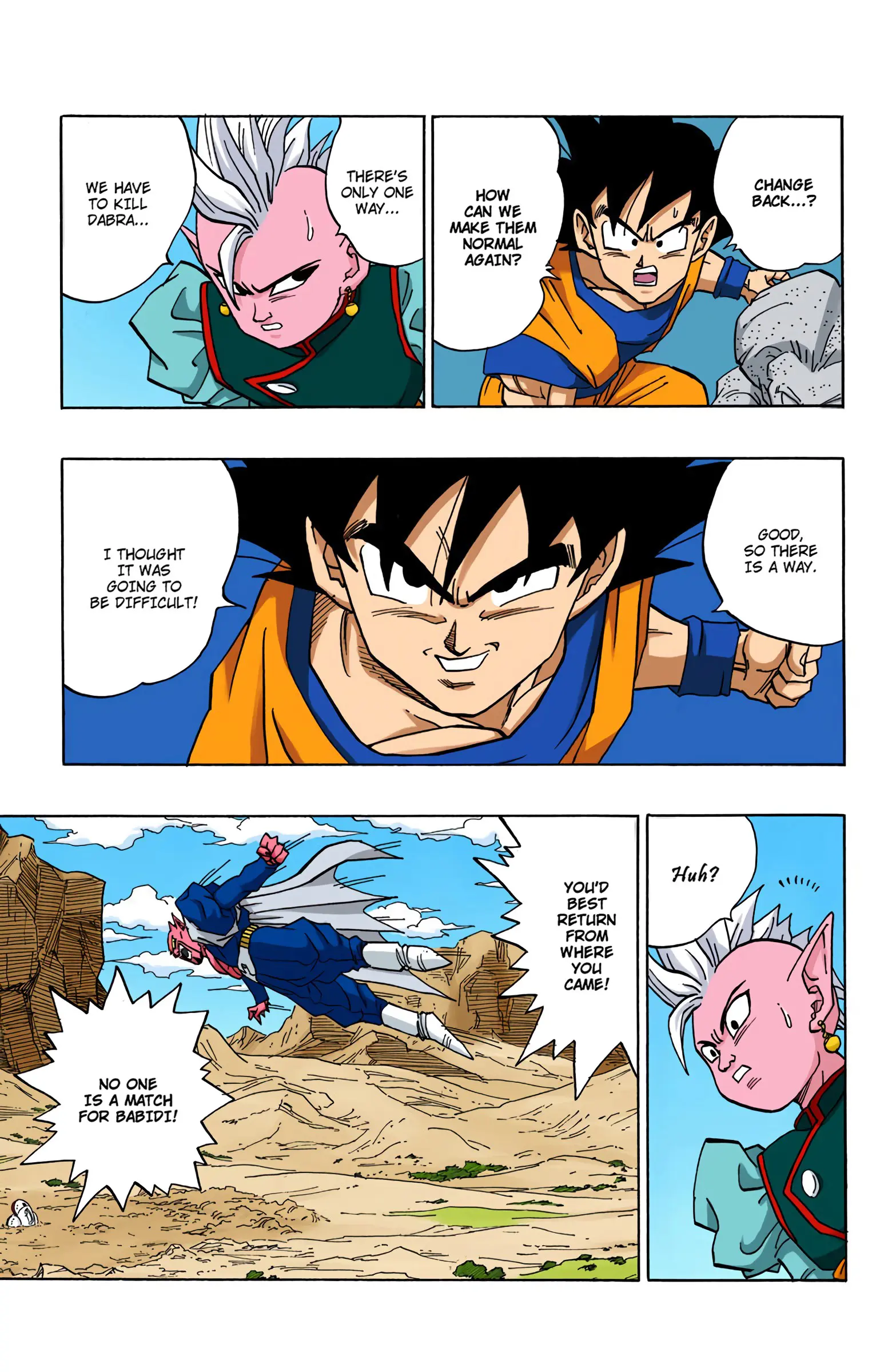DBZ Majin Buu Saga Colored Manga, chapter 448, page 7
