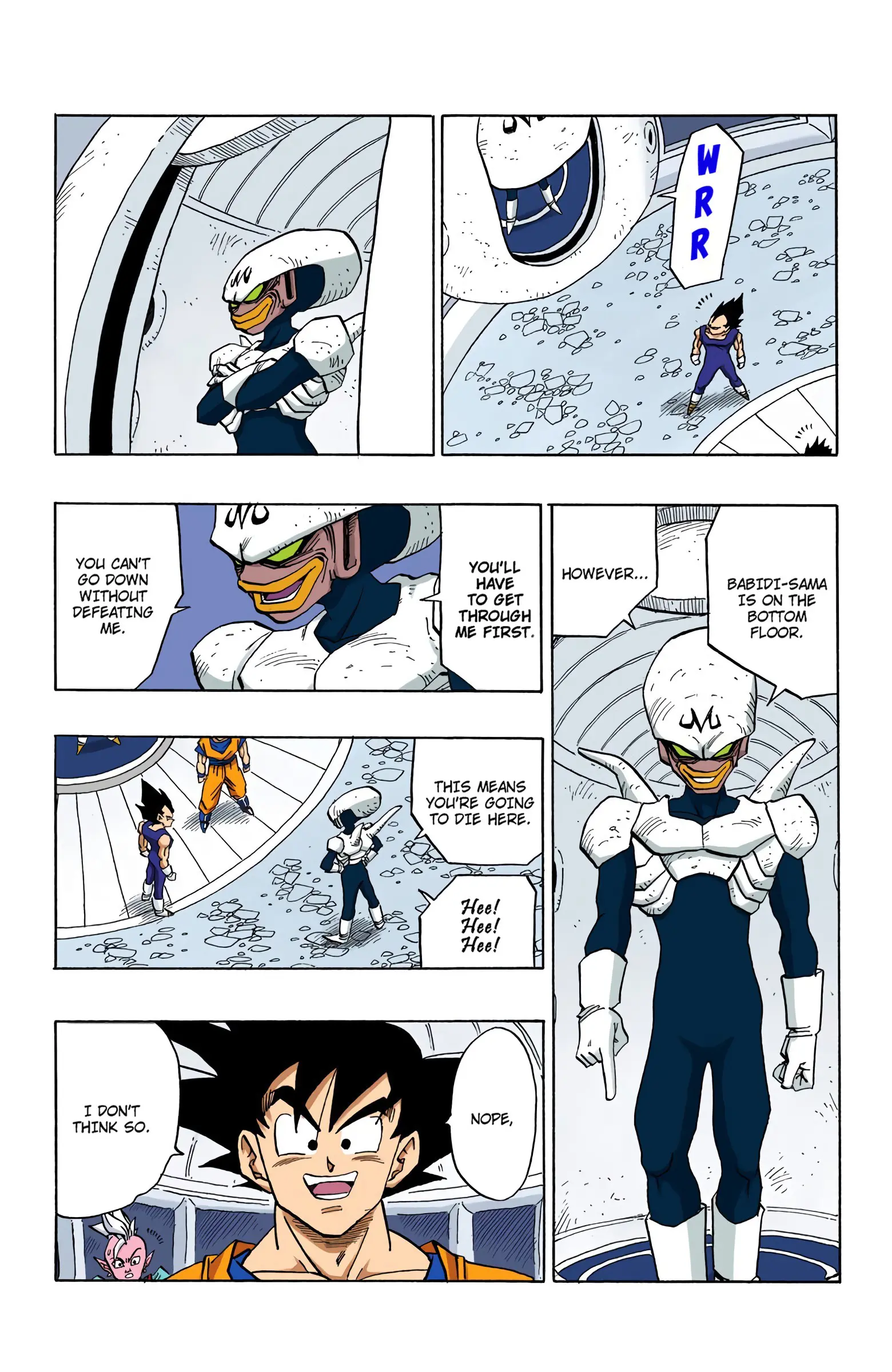 DBZ Majin Buu Saga Colored Manga, chapter 448, page 13