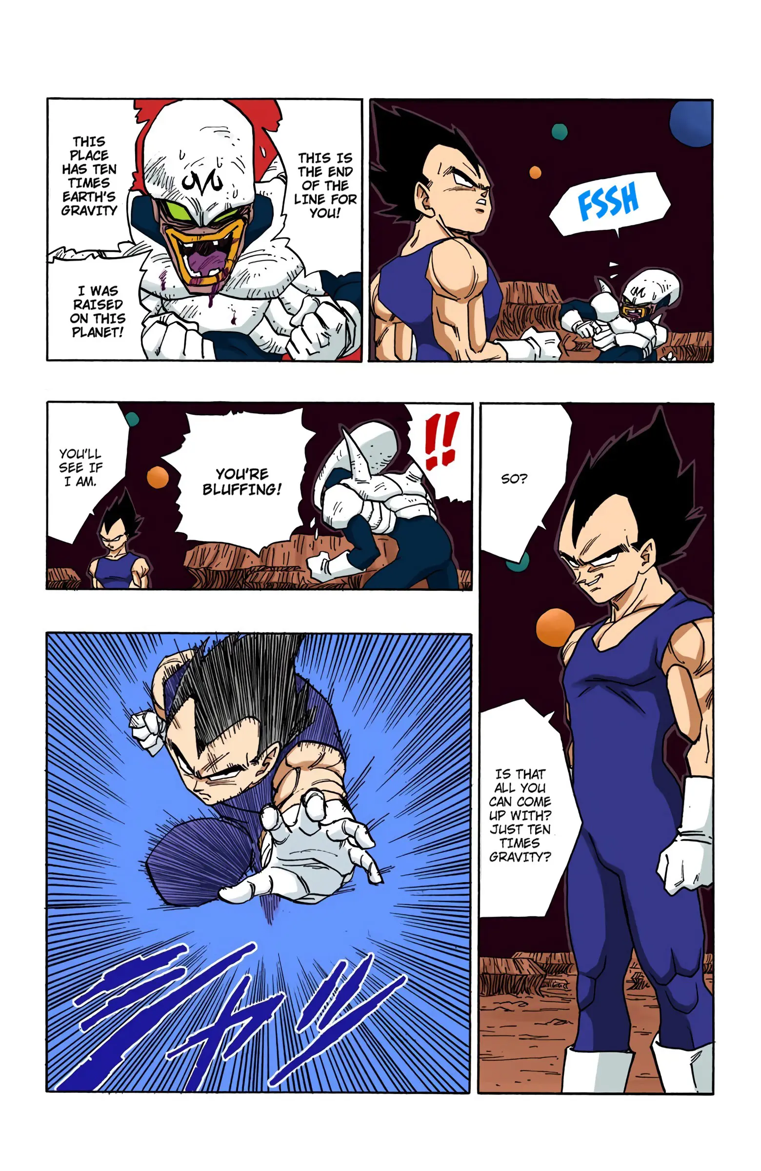 DBZ Majin Buu Saga Colored Manga, chapter 449, page 12