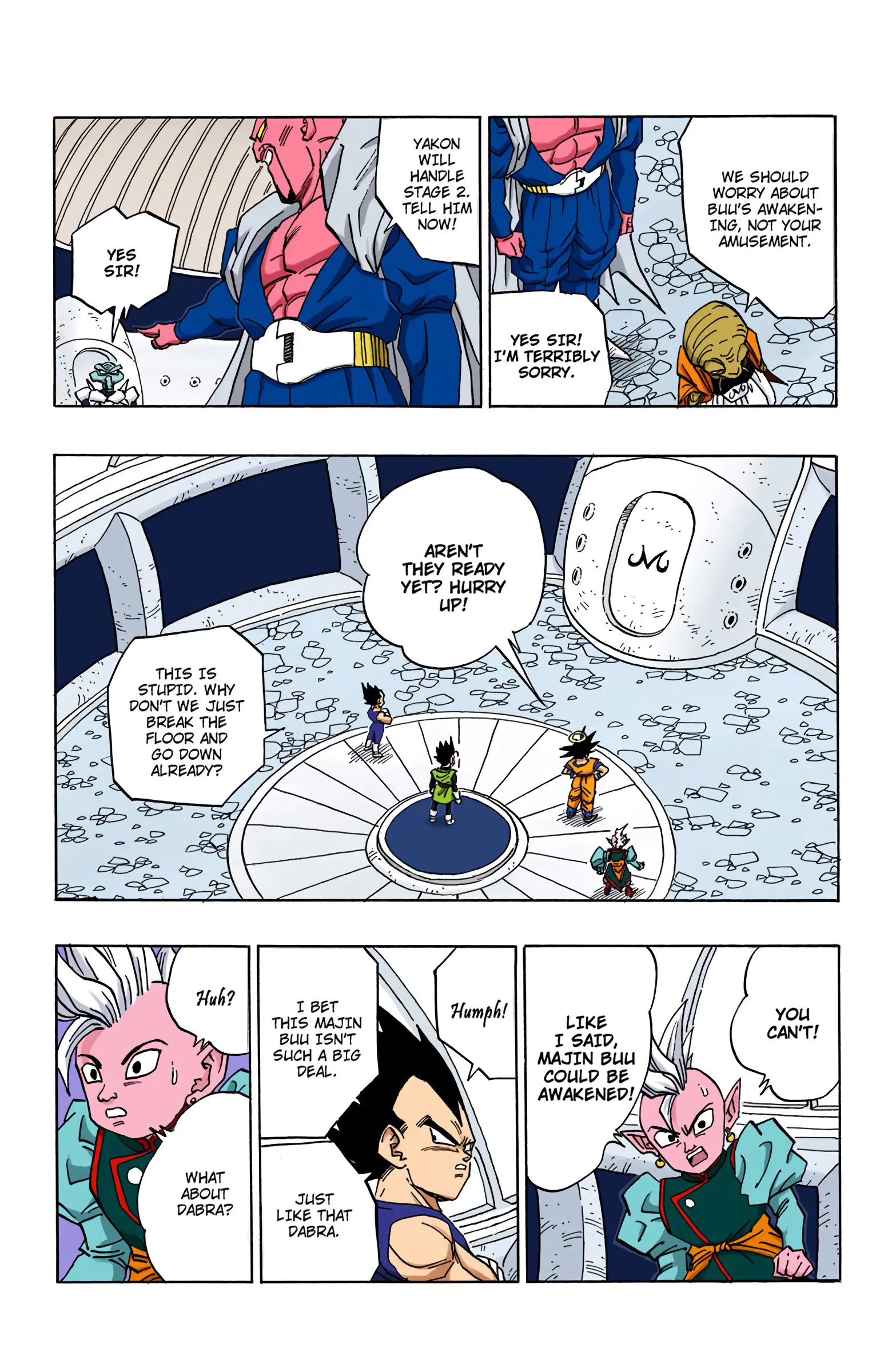 DBZ Majin Buu Saga Colored Manga, chapter 450, page 4