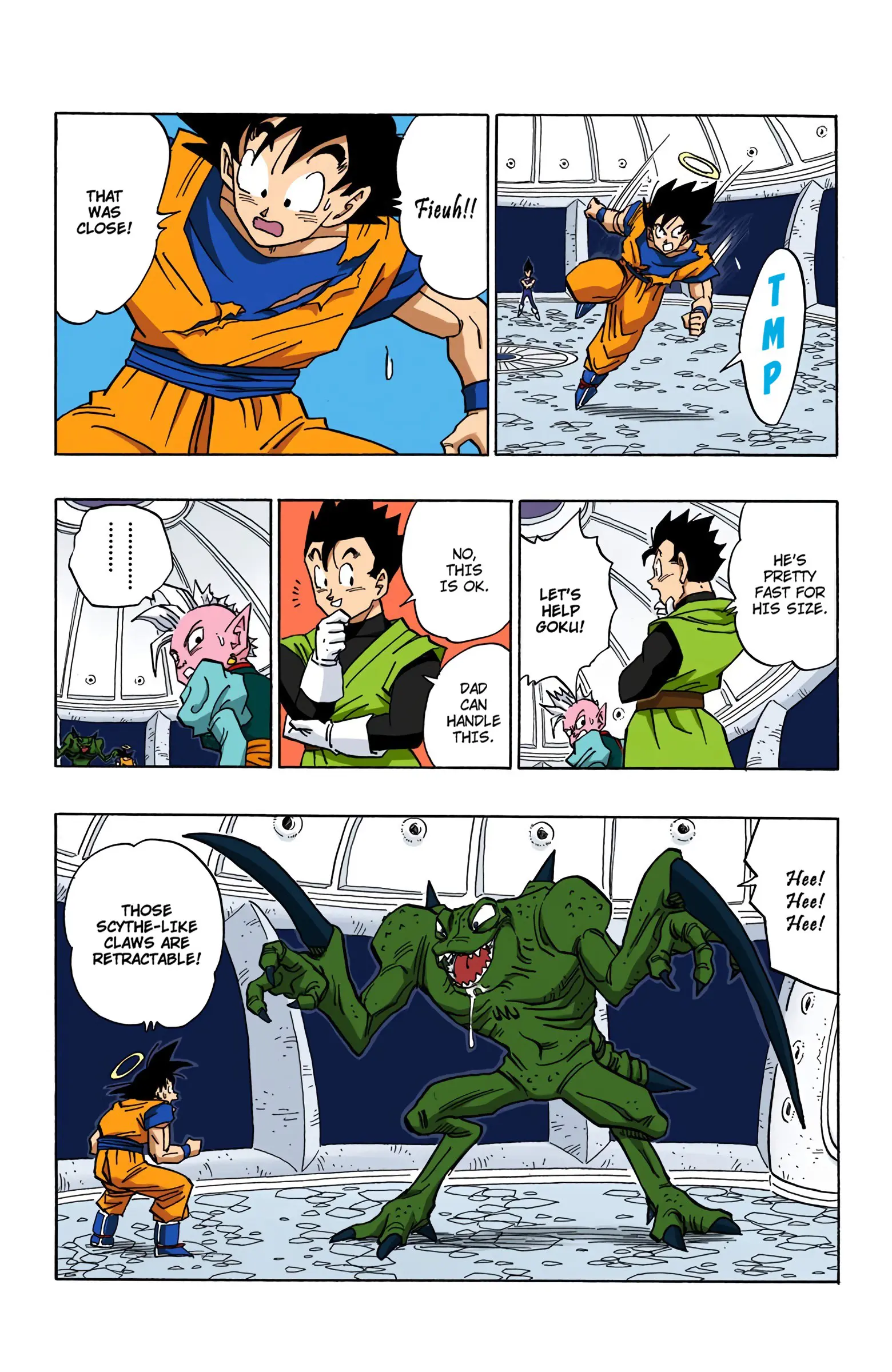 DBZ Majin Buu Saga Colored Manga, chapter 450, page 9