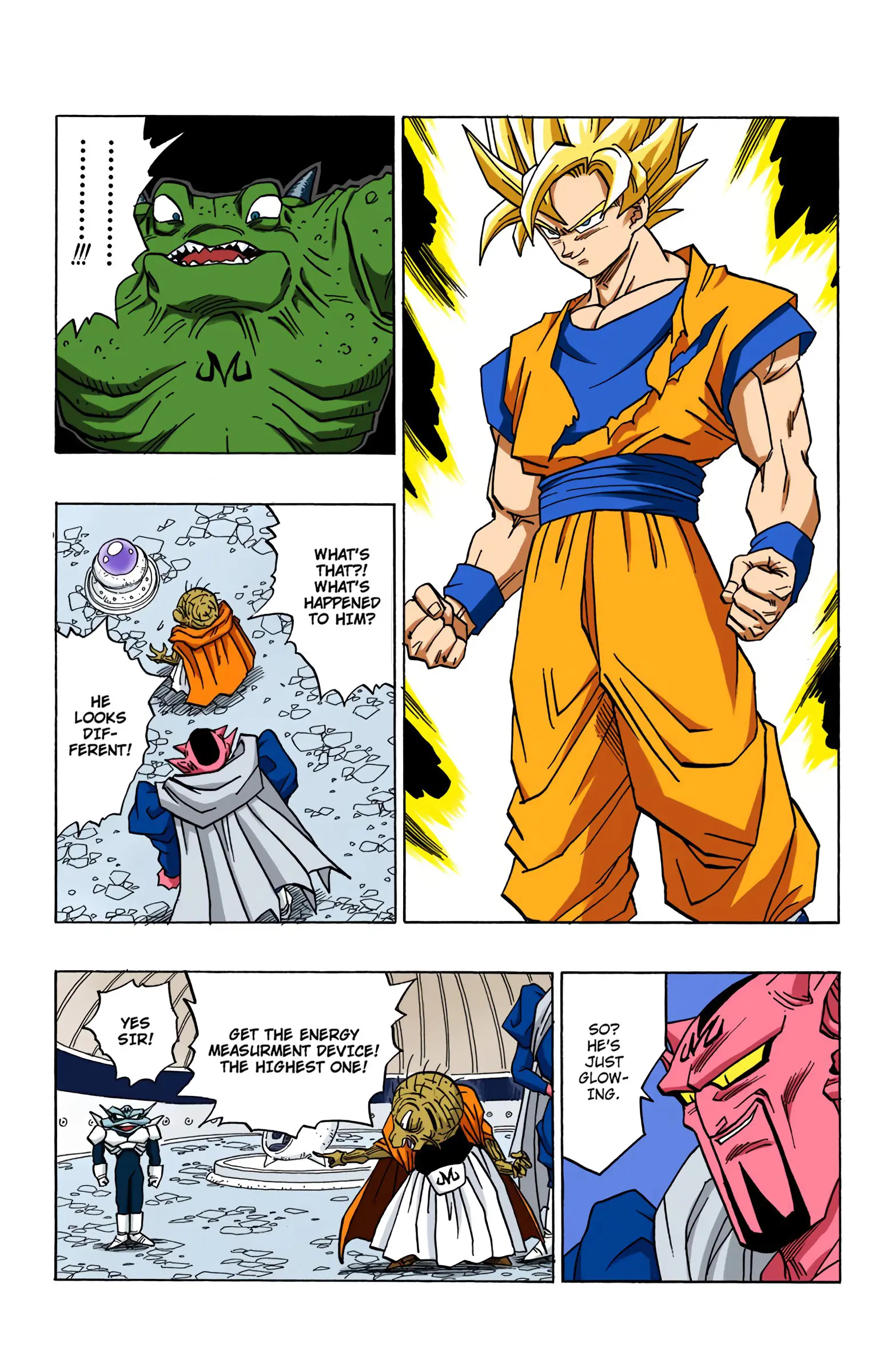 DBZ Majin Buu Saga Colored Manga, chapter 451, page 2