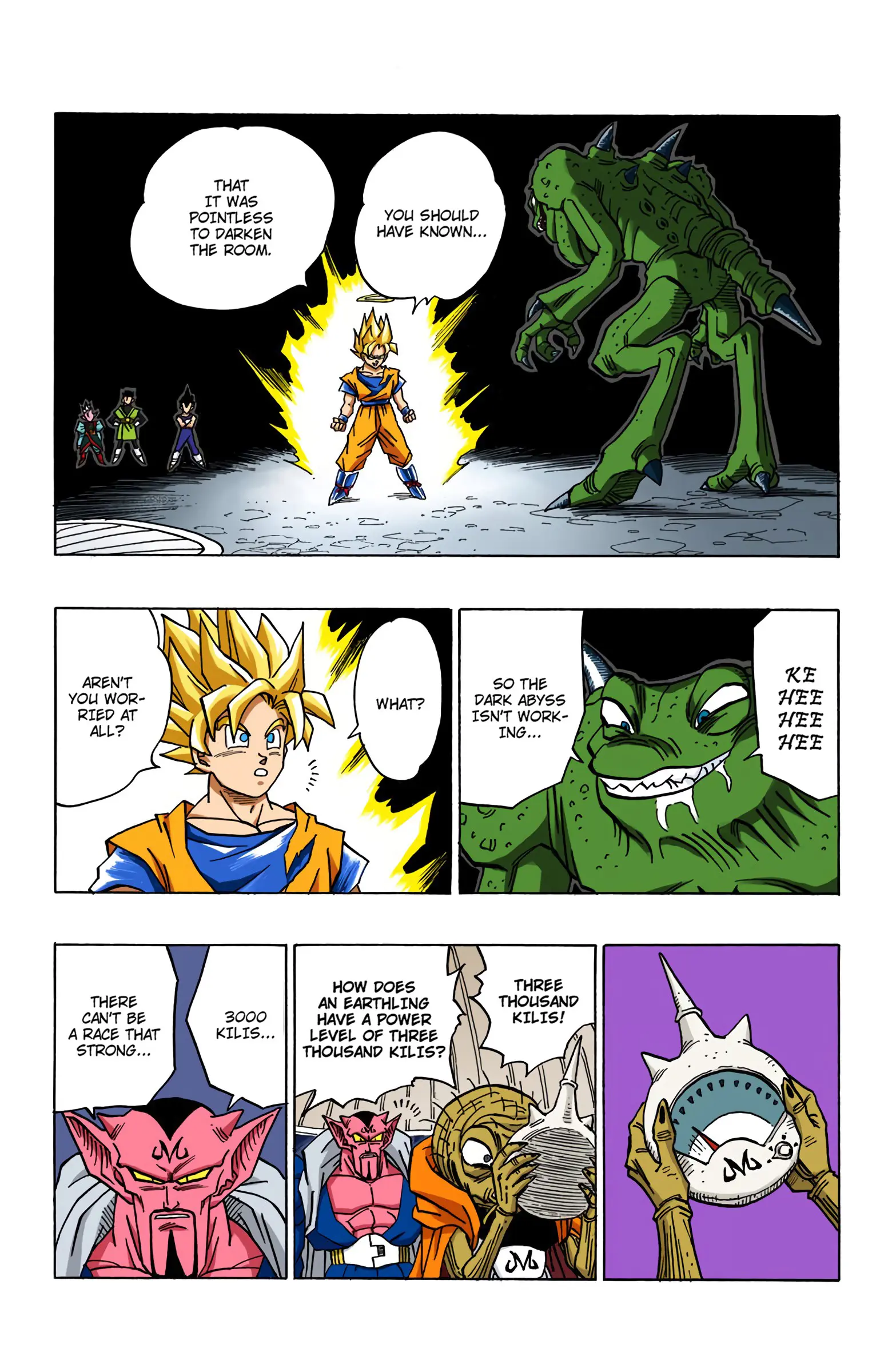 DBZ Majin Buu Saga Colored Manga, chapter 451, page 3