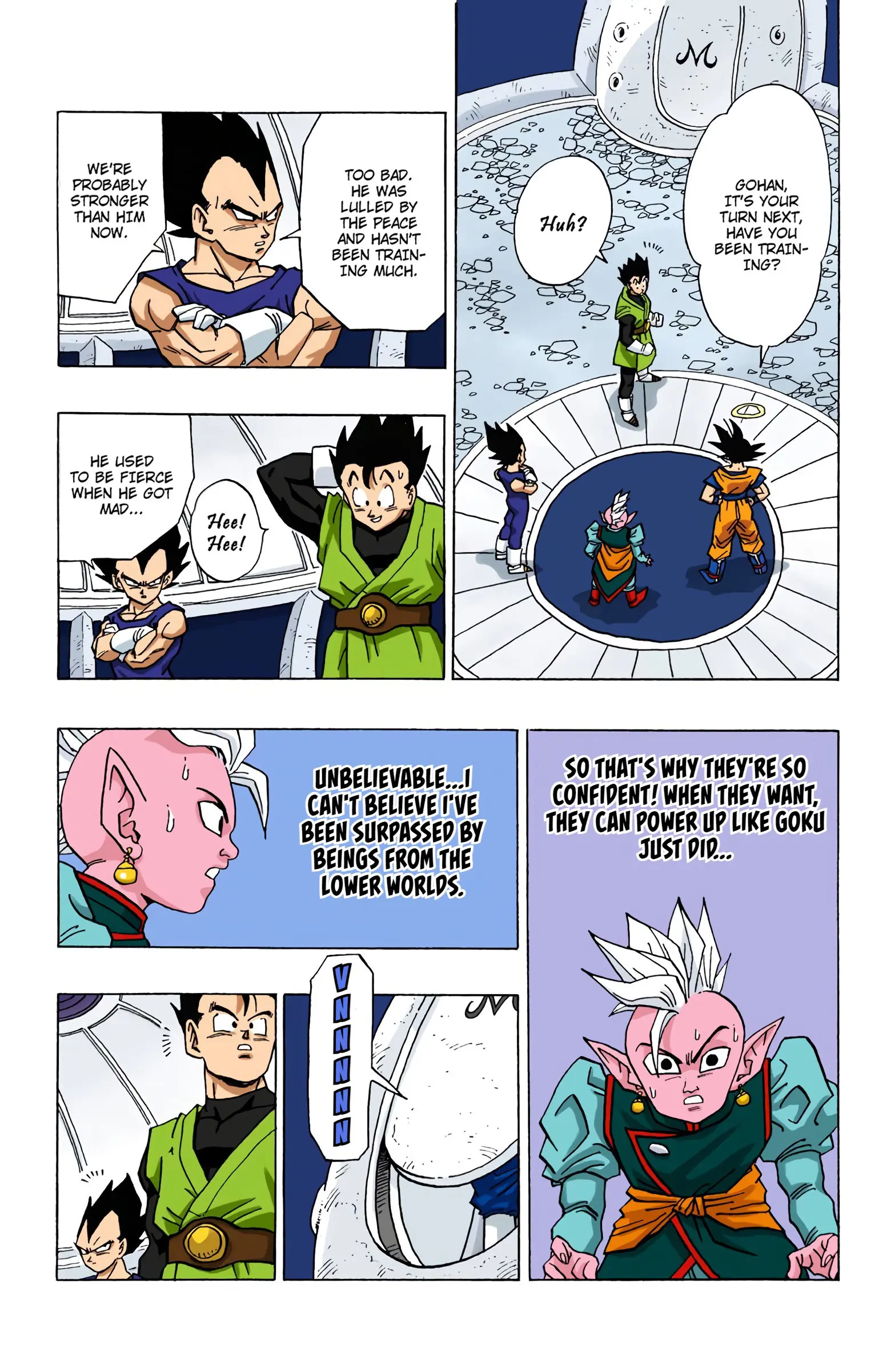 DBZ Majin Buu Saga Colored Manga, chapter 452, page 2