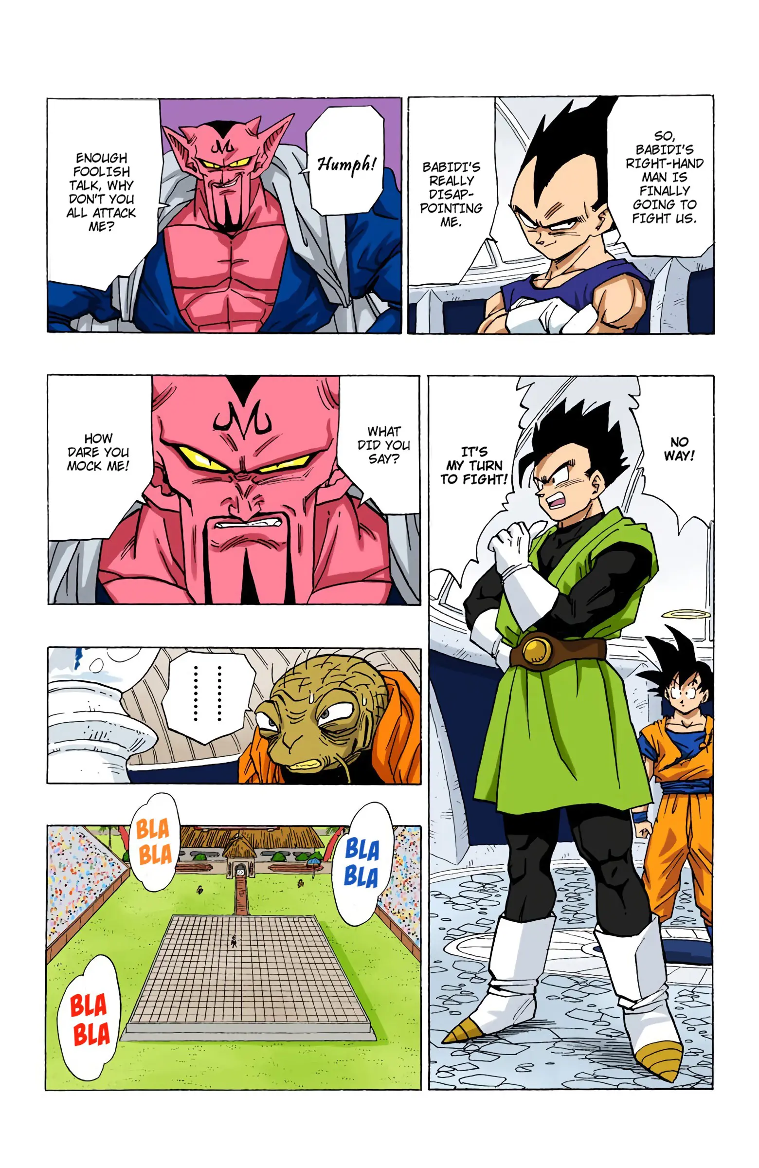 DBZ Majin Buu Saga Colored Manga, chapter 452, page 4