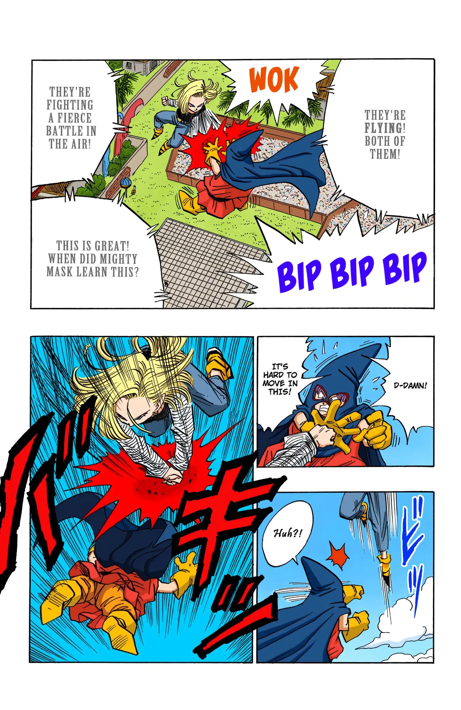 DBZ Majin Buu Saga Colored Manga, chapter 453, page 7