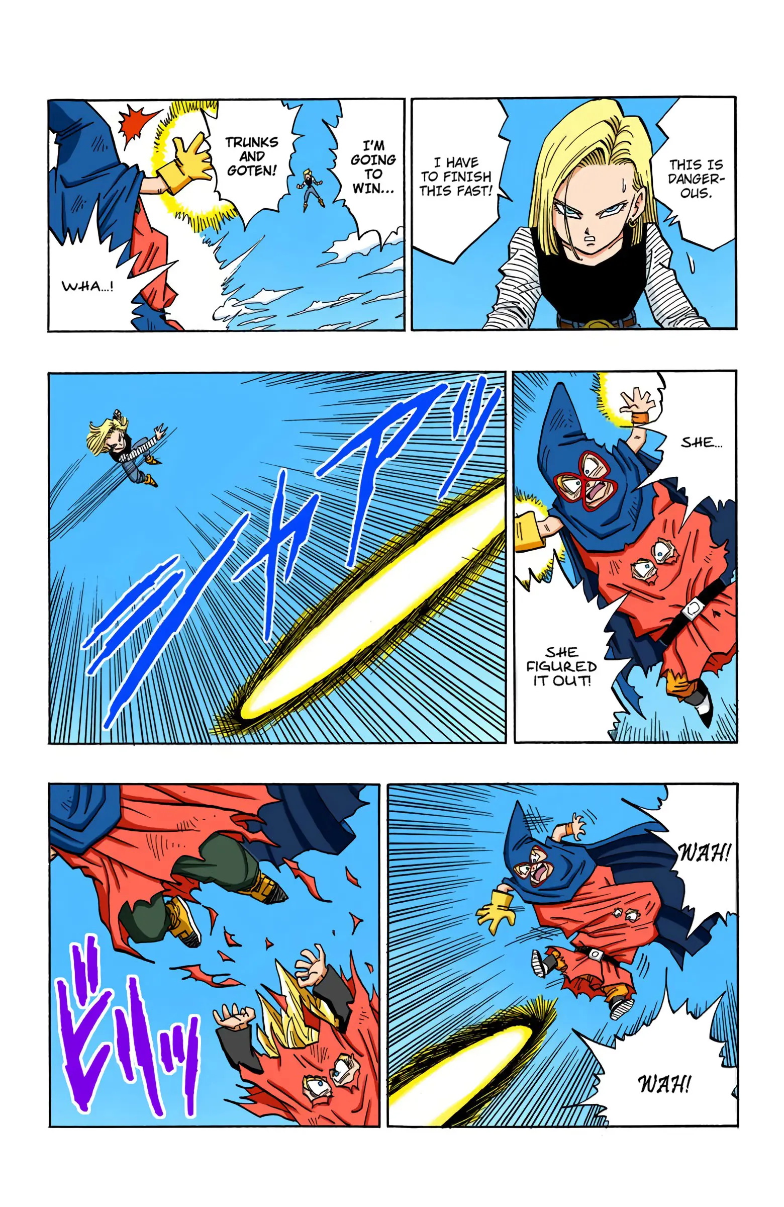 DBZ Majin Buu Saga Colored Manga, chapter 453, page 14