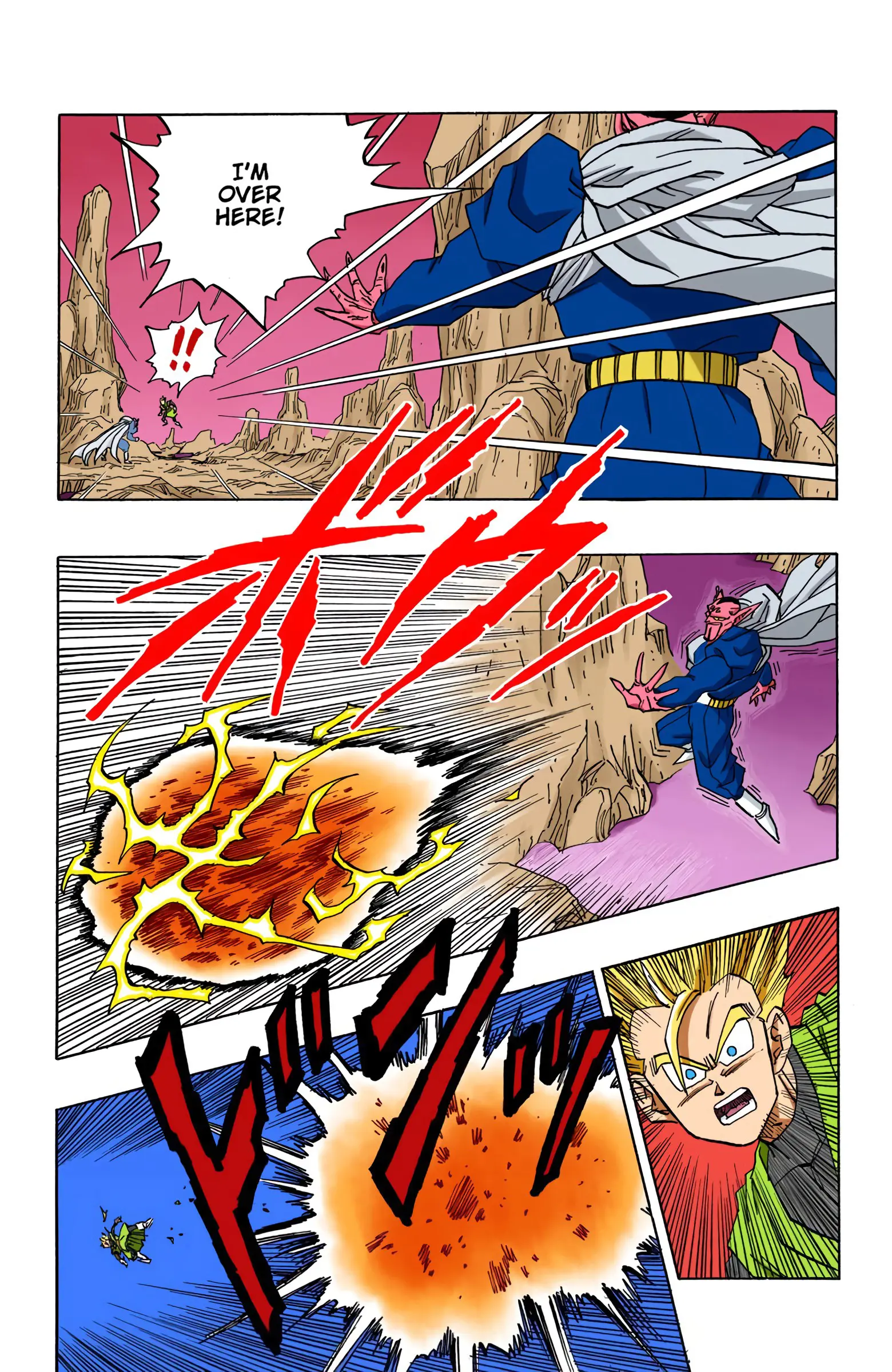 DBZ Majin Buu Saga Colored Manga, chapter 455, page 4