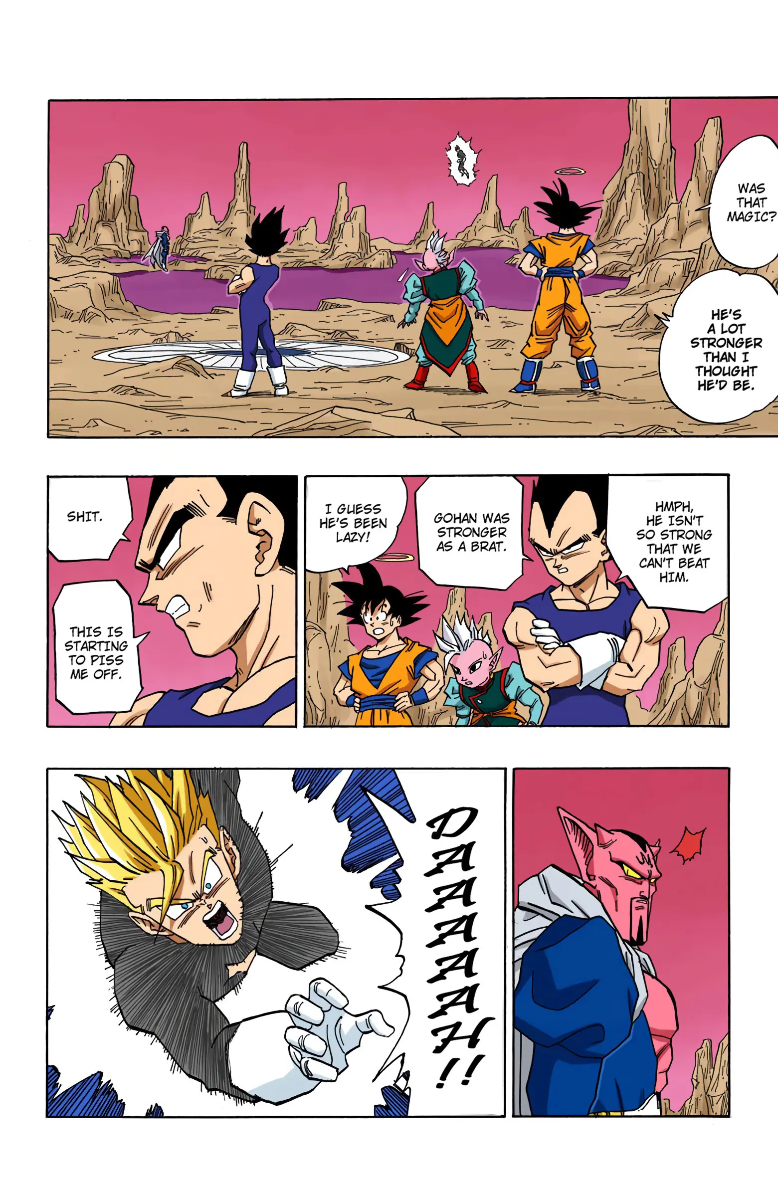 DBZ Majin Buu Saga Colored Manga, chapter 455, page 6