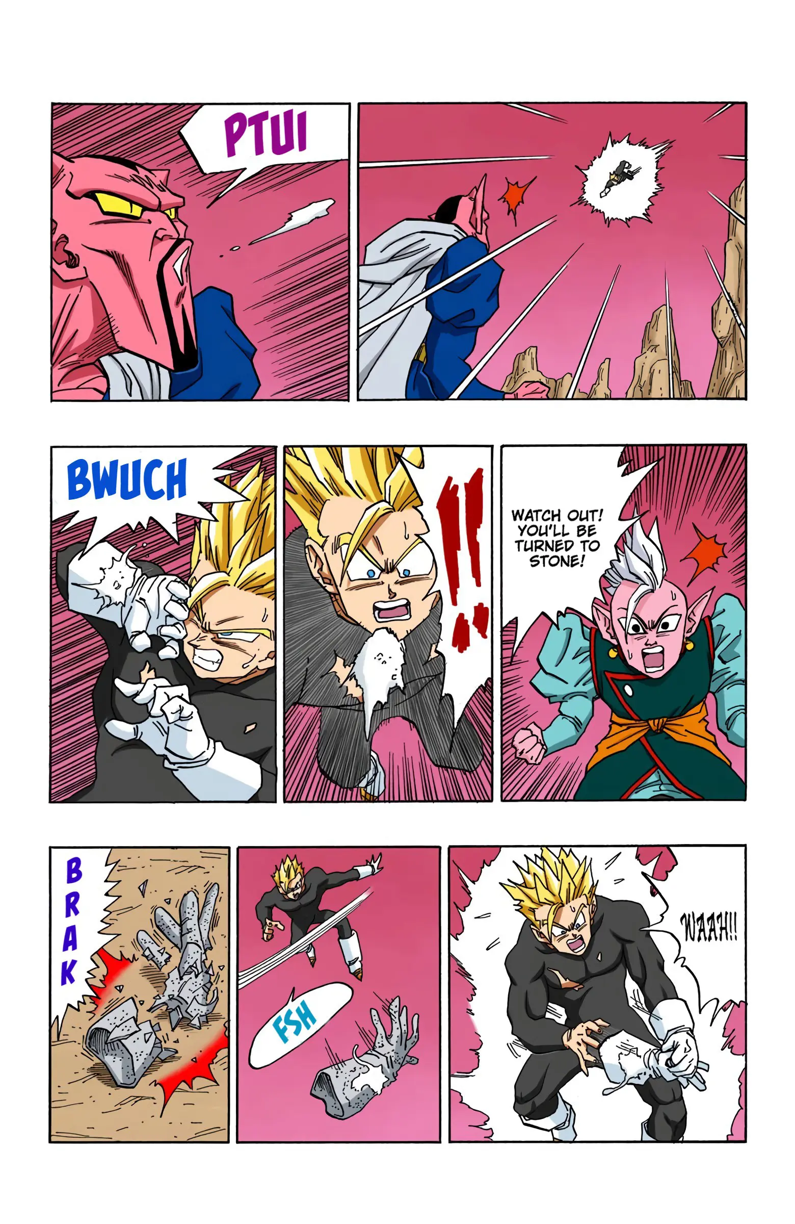 DBZ Majin Buu Saga Colored Manga, chapter 455, page 7