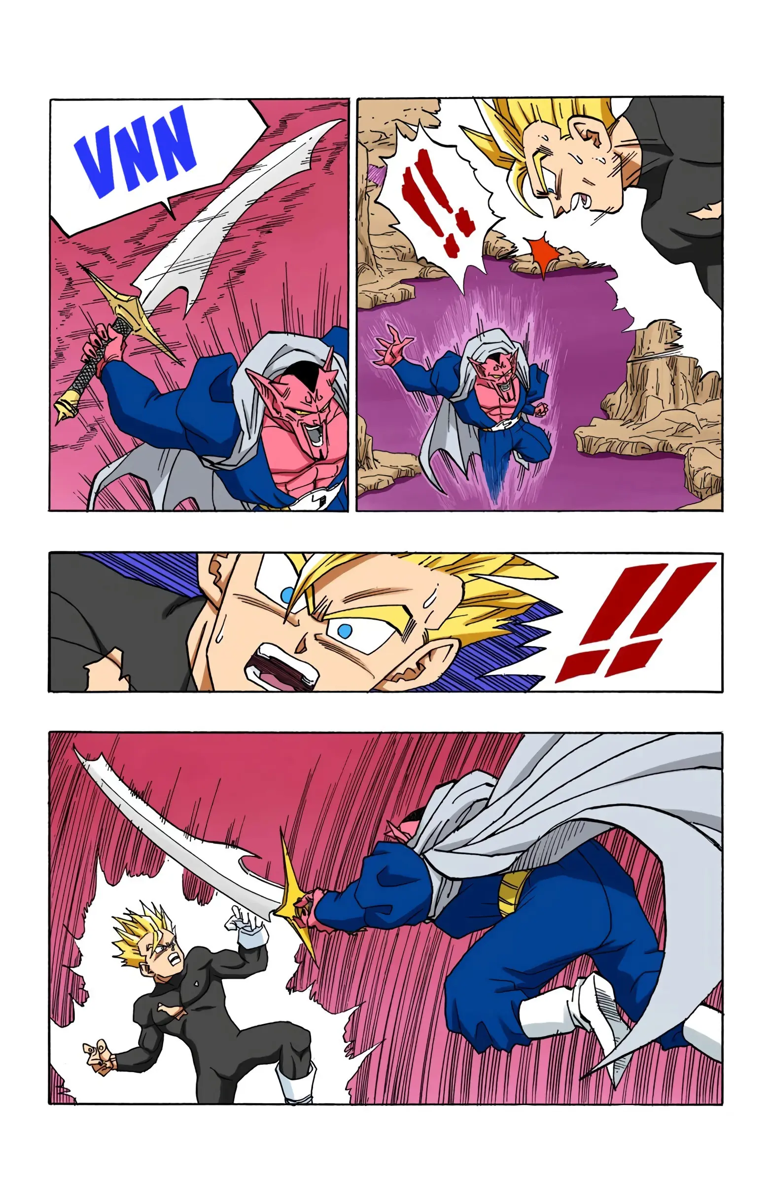 DBZ Majin Buu Saga Colored Manga, chapter 455, page 8