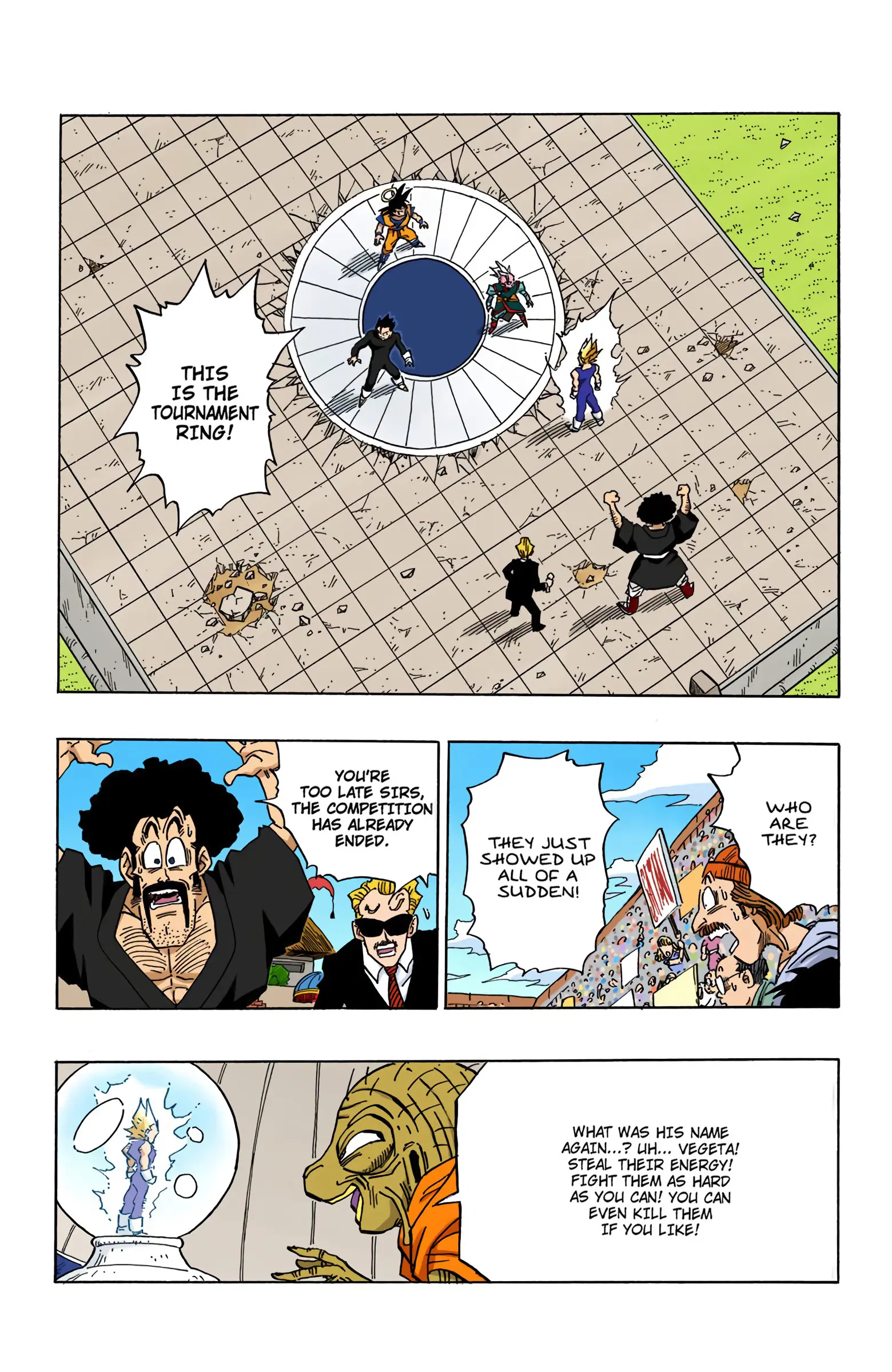DBZ Majin Buu Saga Colored Manga, chapter 456, page 8