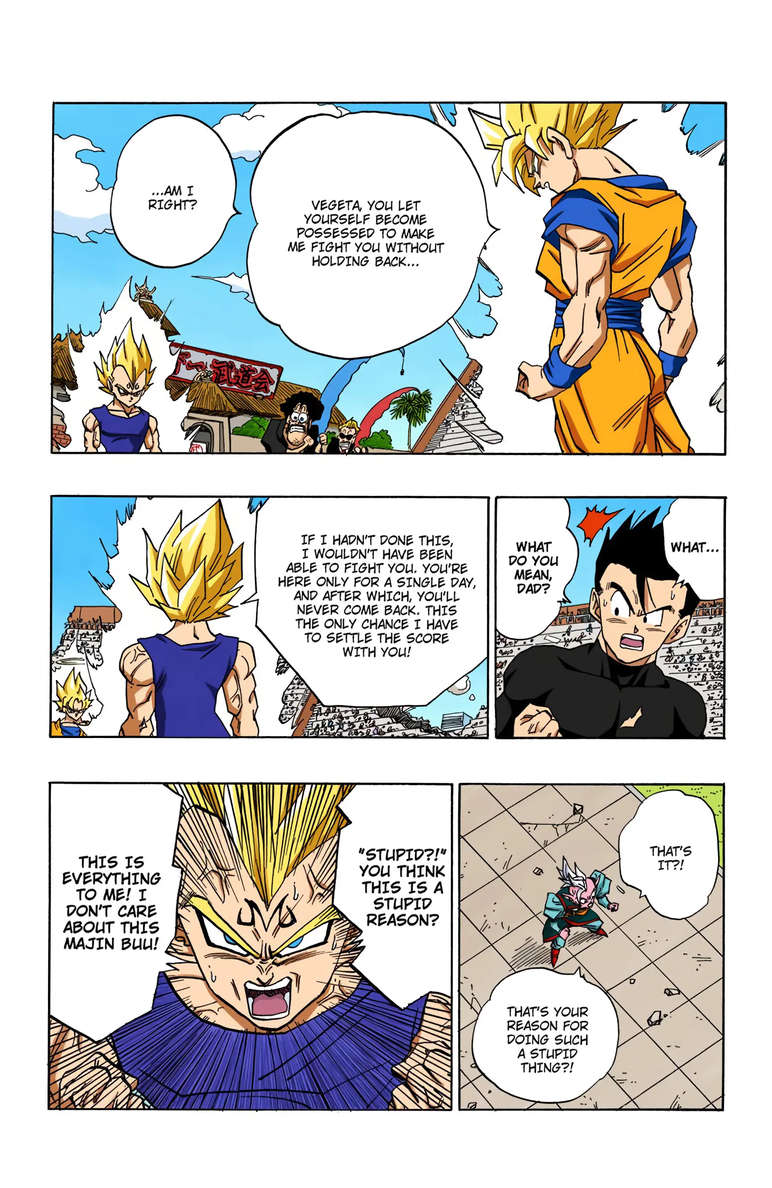 DBZ Majin Buu Saga Colored Manga, chapter 457, page 7