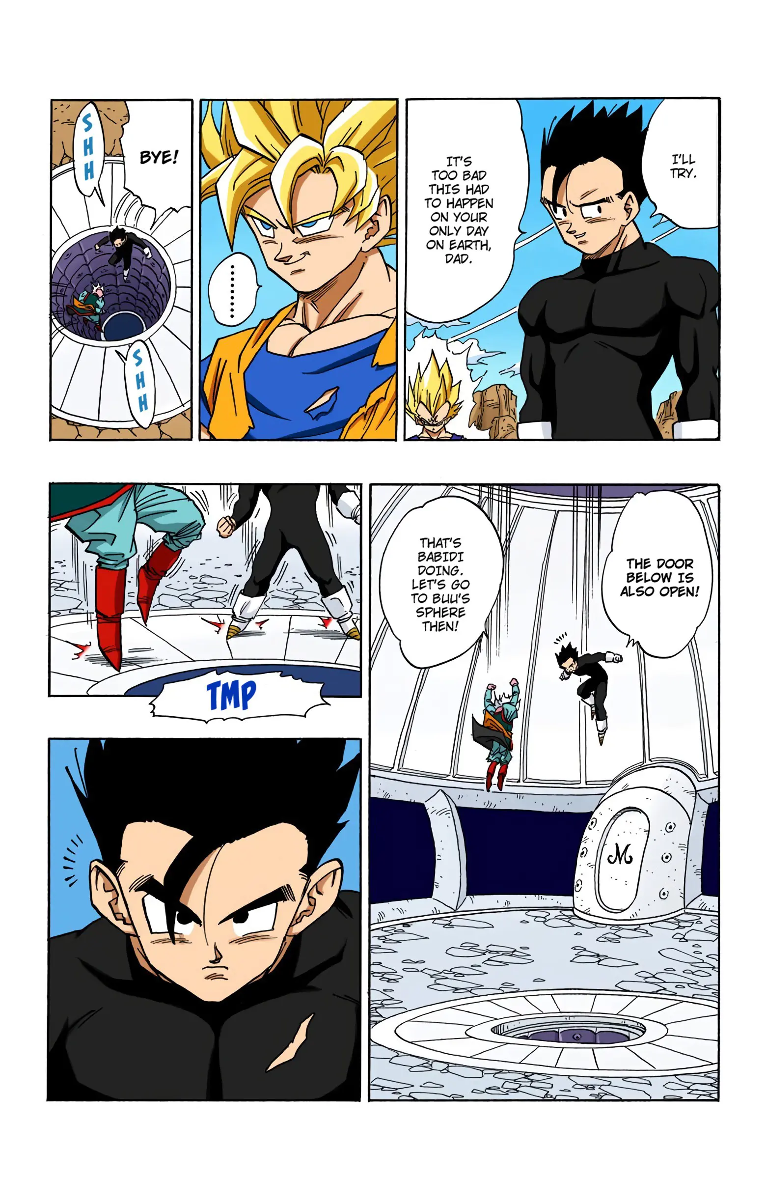 DBZ Majin Buu Saga Colored Manga, chapter 458, page 5