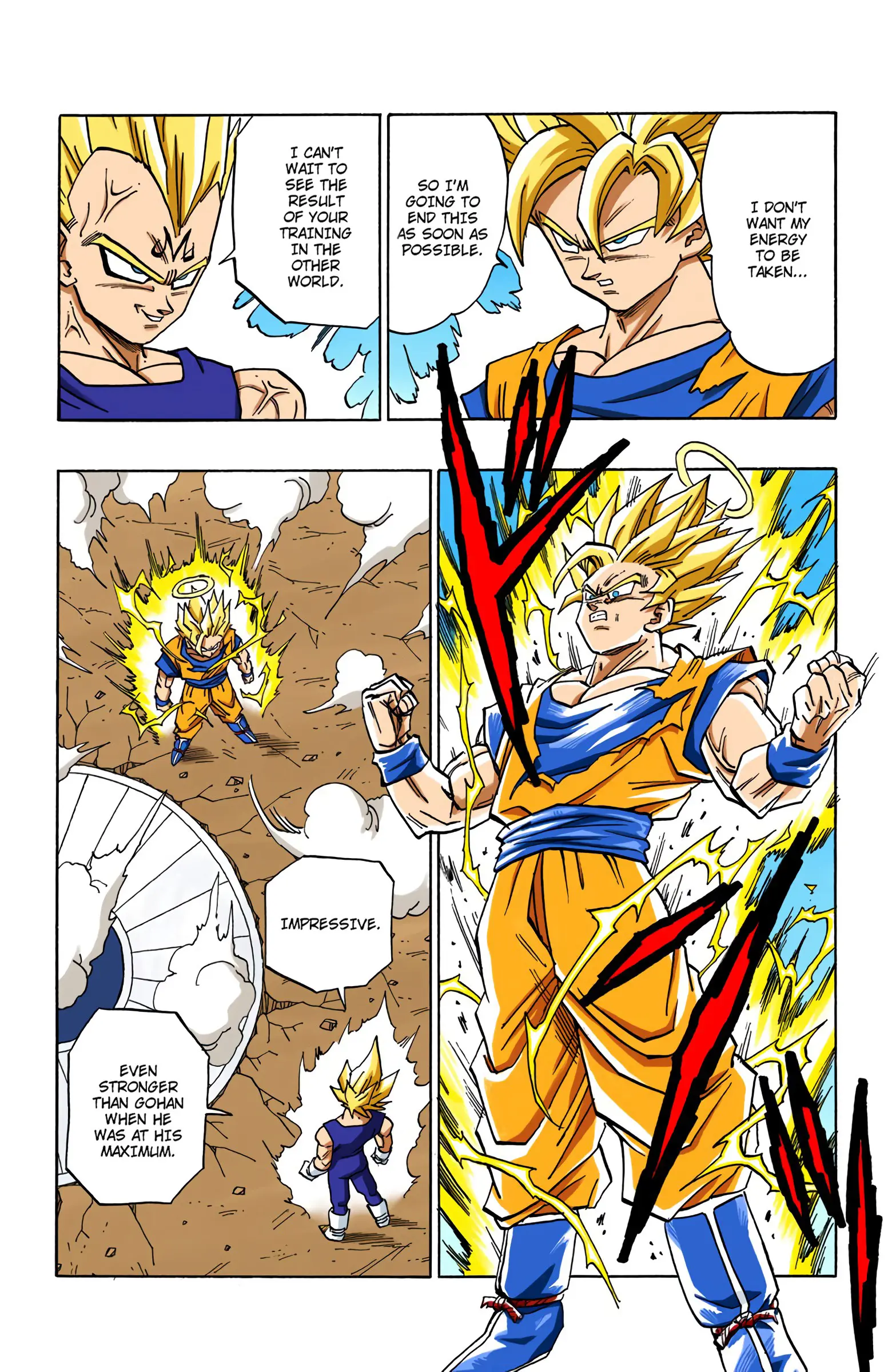 DBZ Majin Buu Saga Colored Manga, chapter 458, page 8