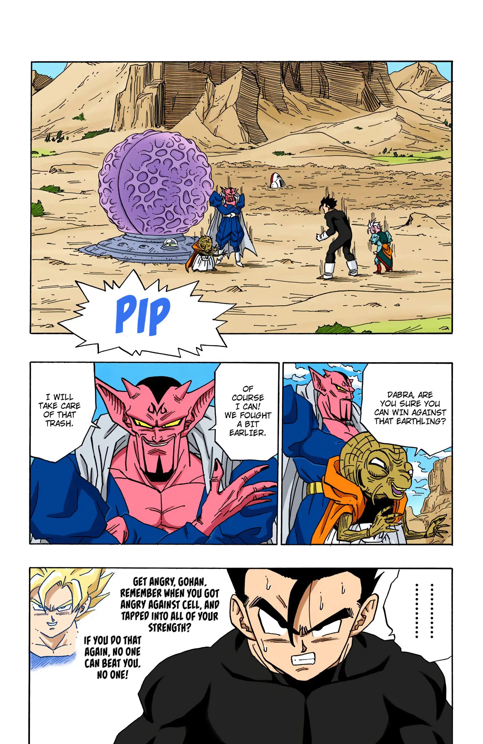 DBZ Majin Buu Saga Colored Manga, chapter 459, page 2