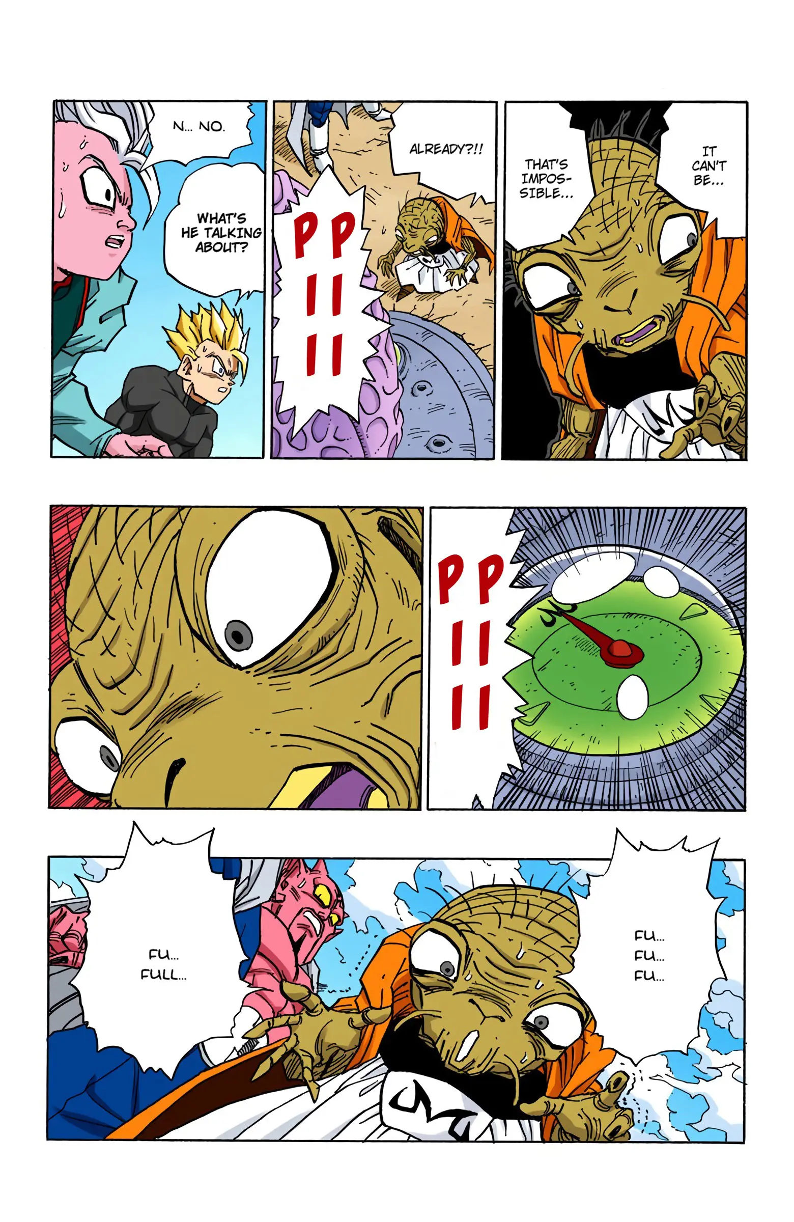 DBZ Majin Buu Saga Colored Manga, chapter 459, page 4