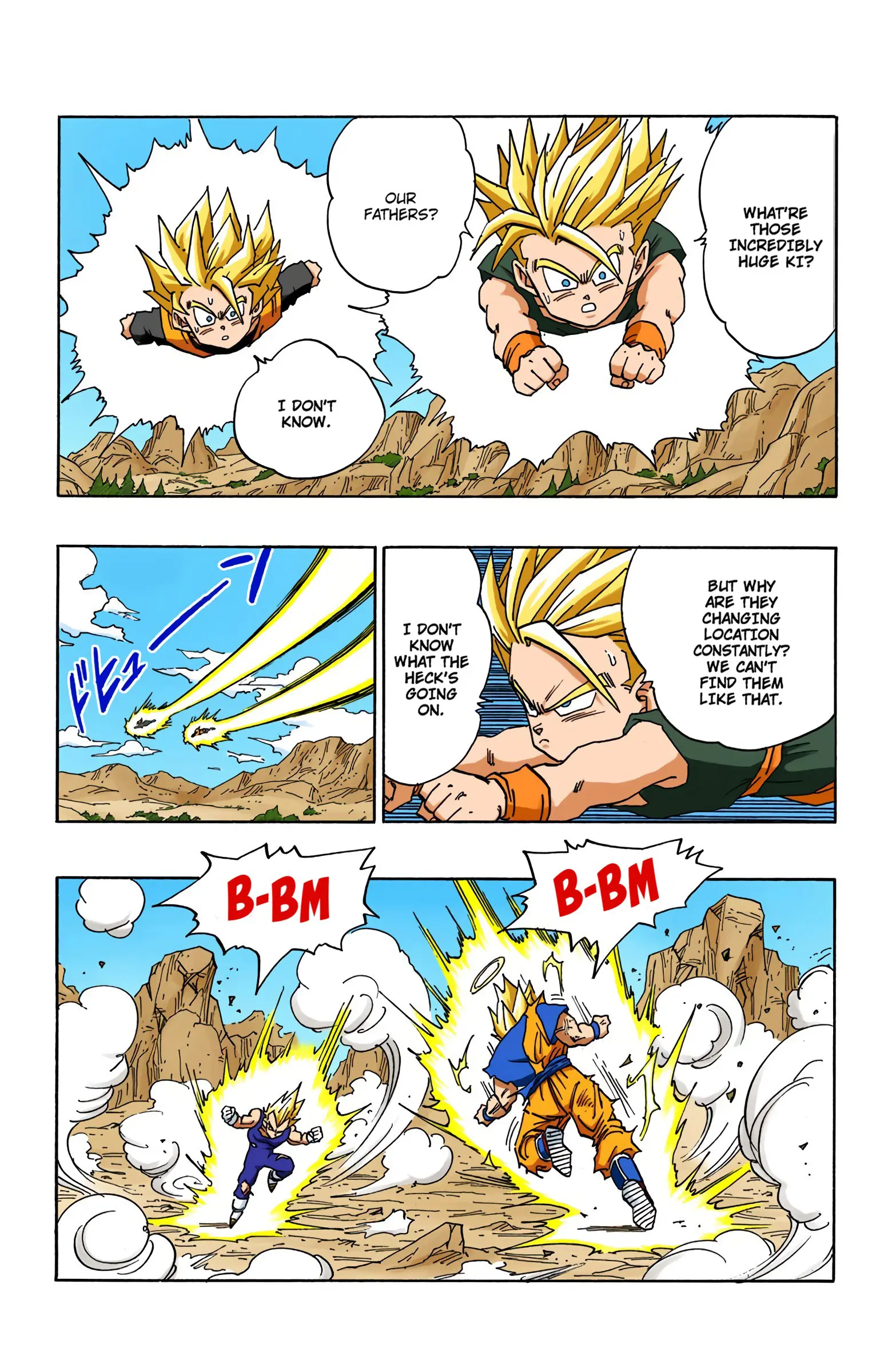 DBZ Majin Buu Saga Colored Manga, chapter 459, page 9