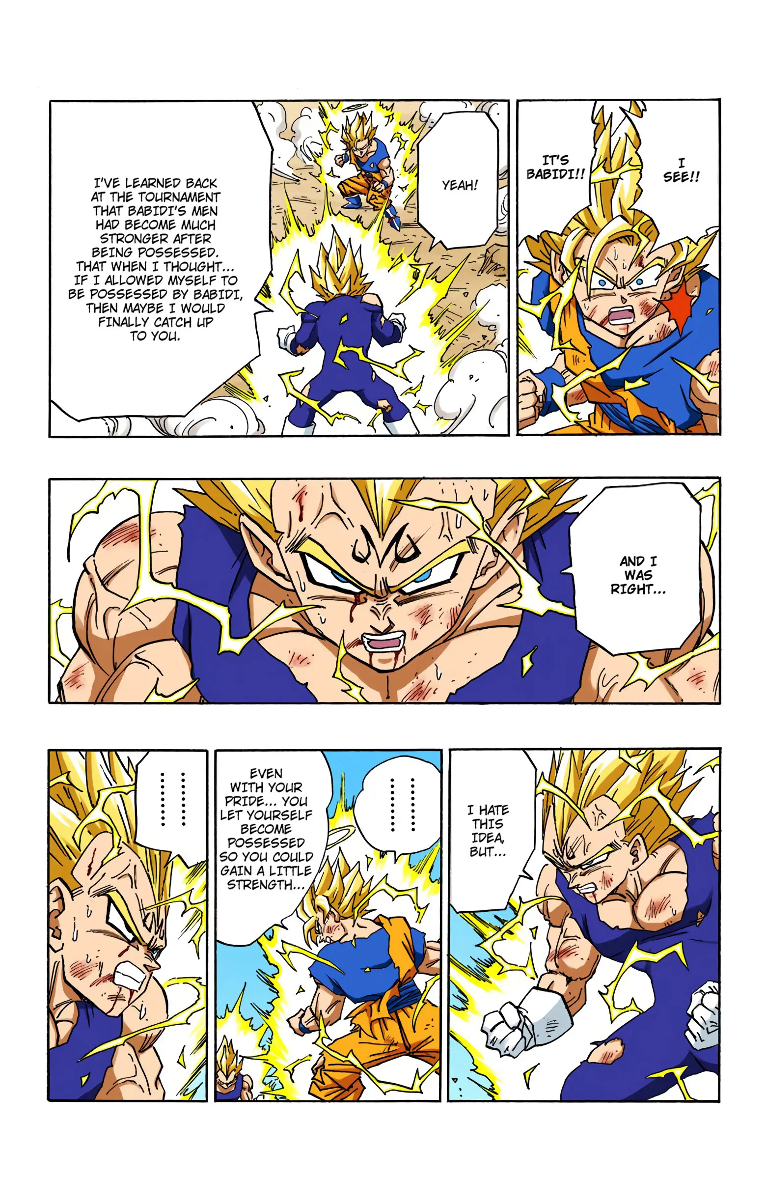 DBZ Majin Buu Saga Colored Manga, chapter 459, page 11