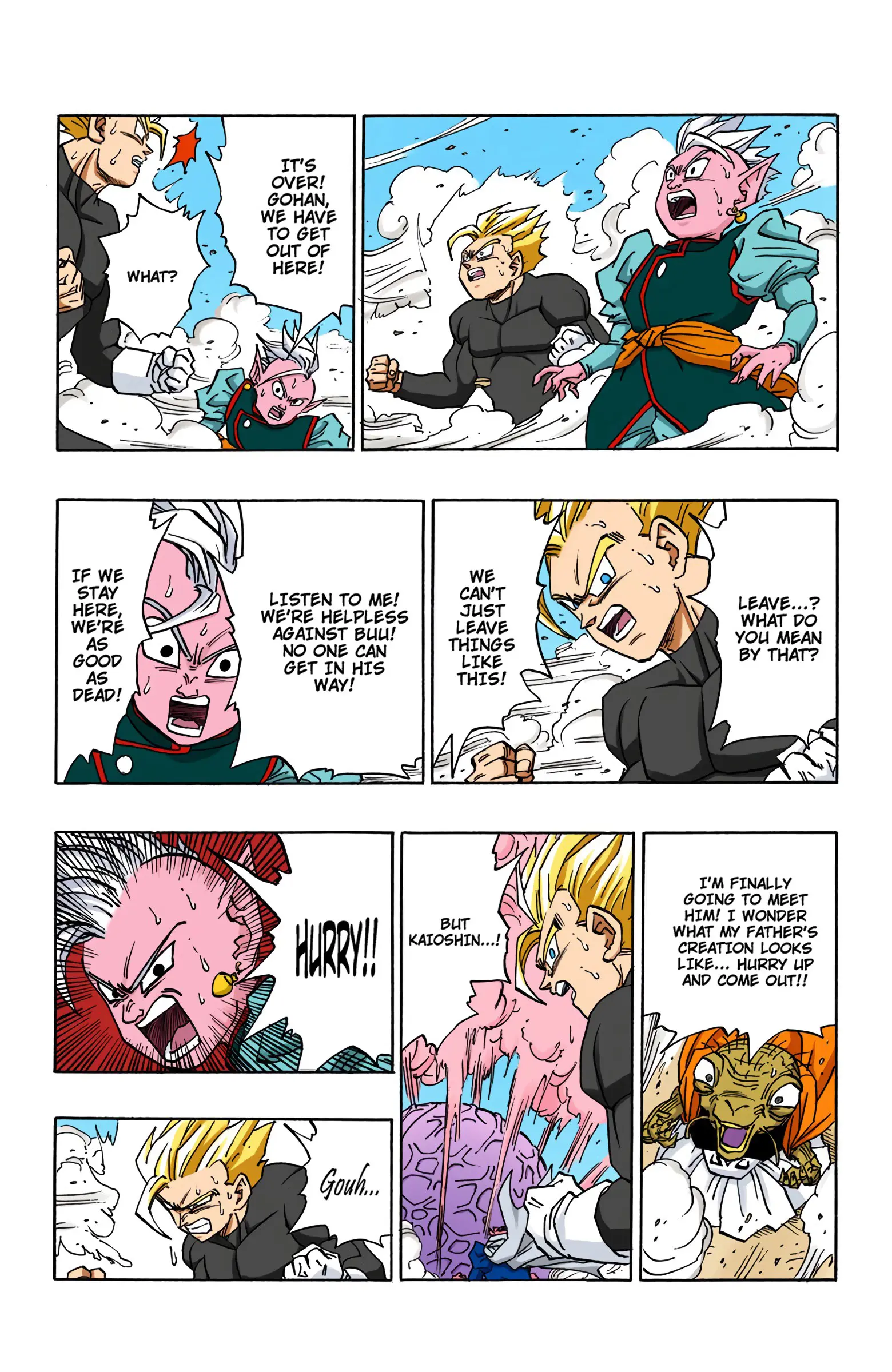 DBZ Majin Buu Saga Colored Manga, chapter 460, page 4