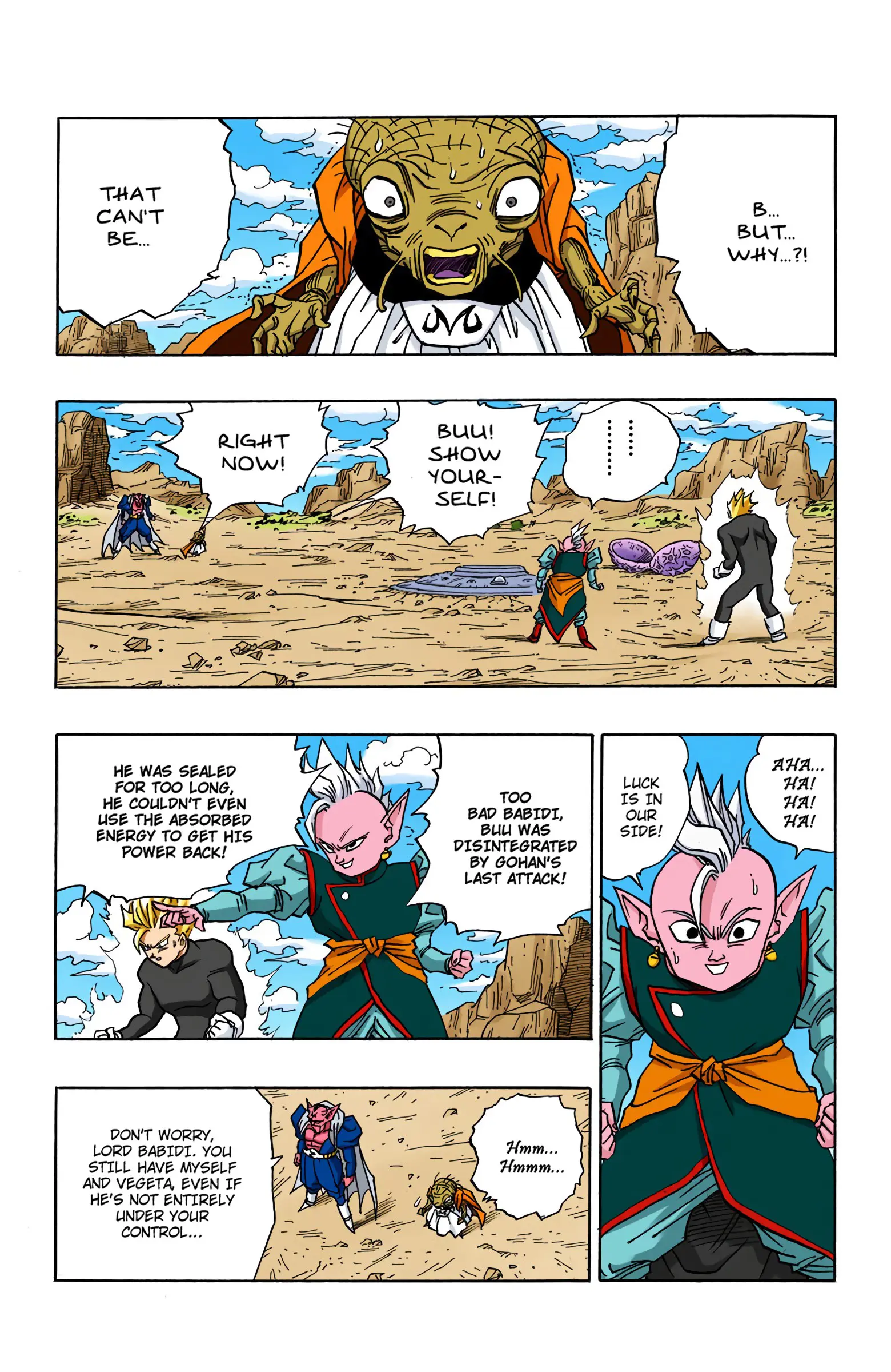 DBZ Majin Buu Saga Colored Manga, chapter 460, page 10