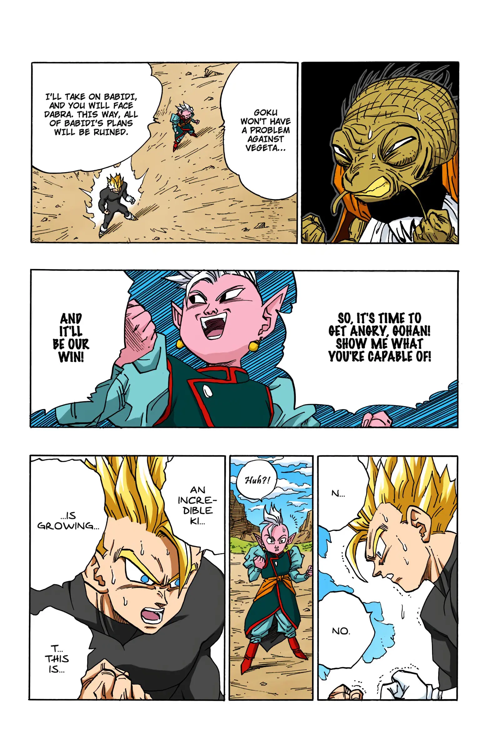 DBZ Majin Buu Saga Colored Manga, chapter 460, page 11