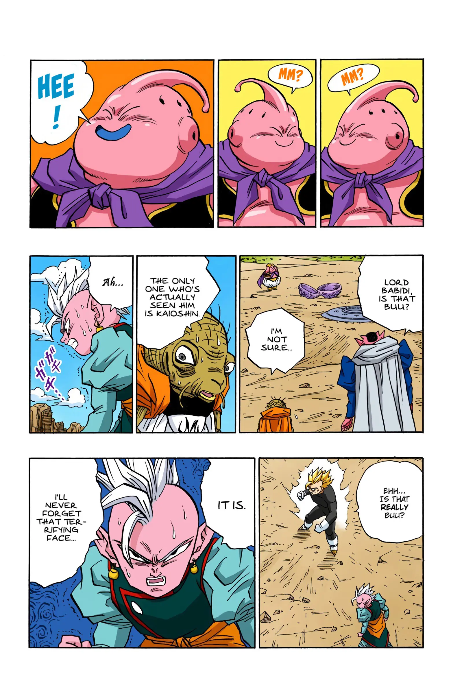 DBZ Majin Buu Saga Colored Manga, chapter 461, page 3