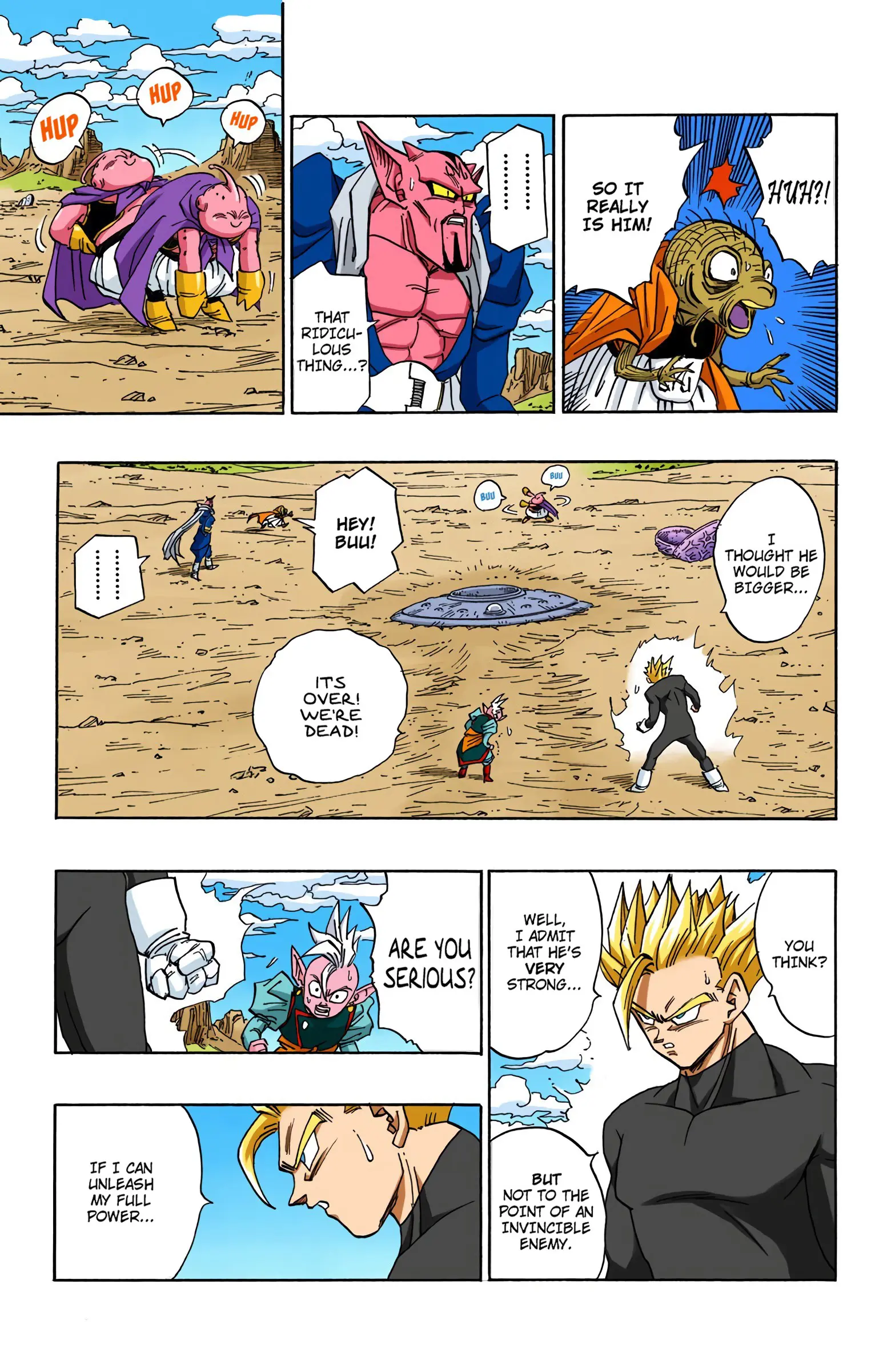 DBZ Majin Buu Saga Colored Manga, chapter 461, page 4