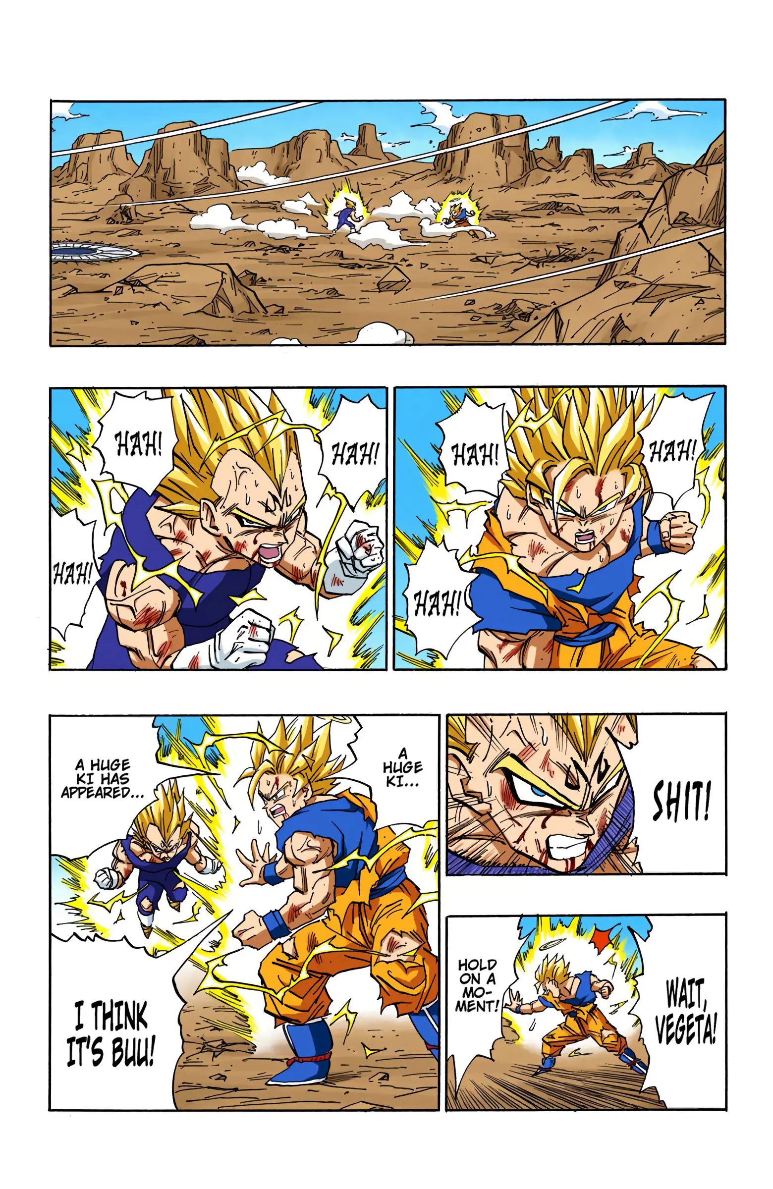 DBZ Majin Buu Saga Colored Manga, chapter 461, page 5