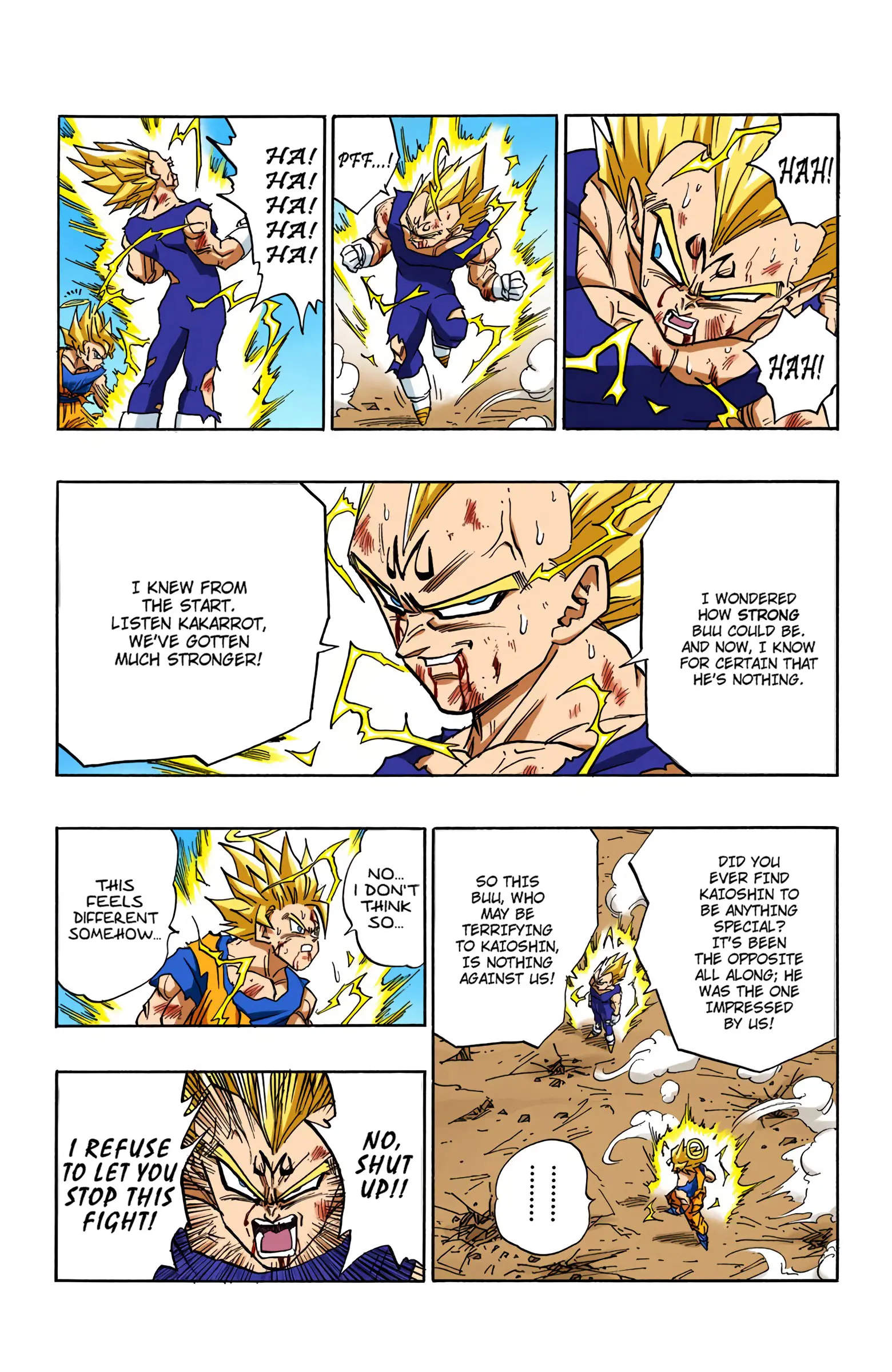 DBZ Majin Buu Saga Colored Manga, chapter 461, page 6