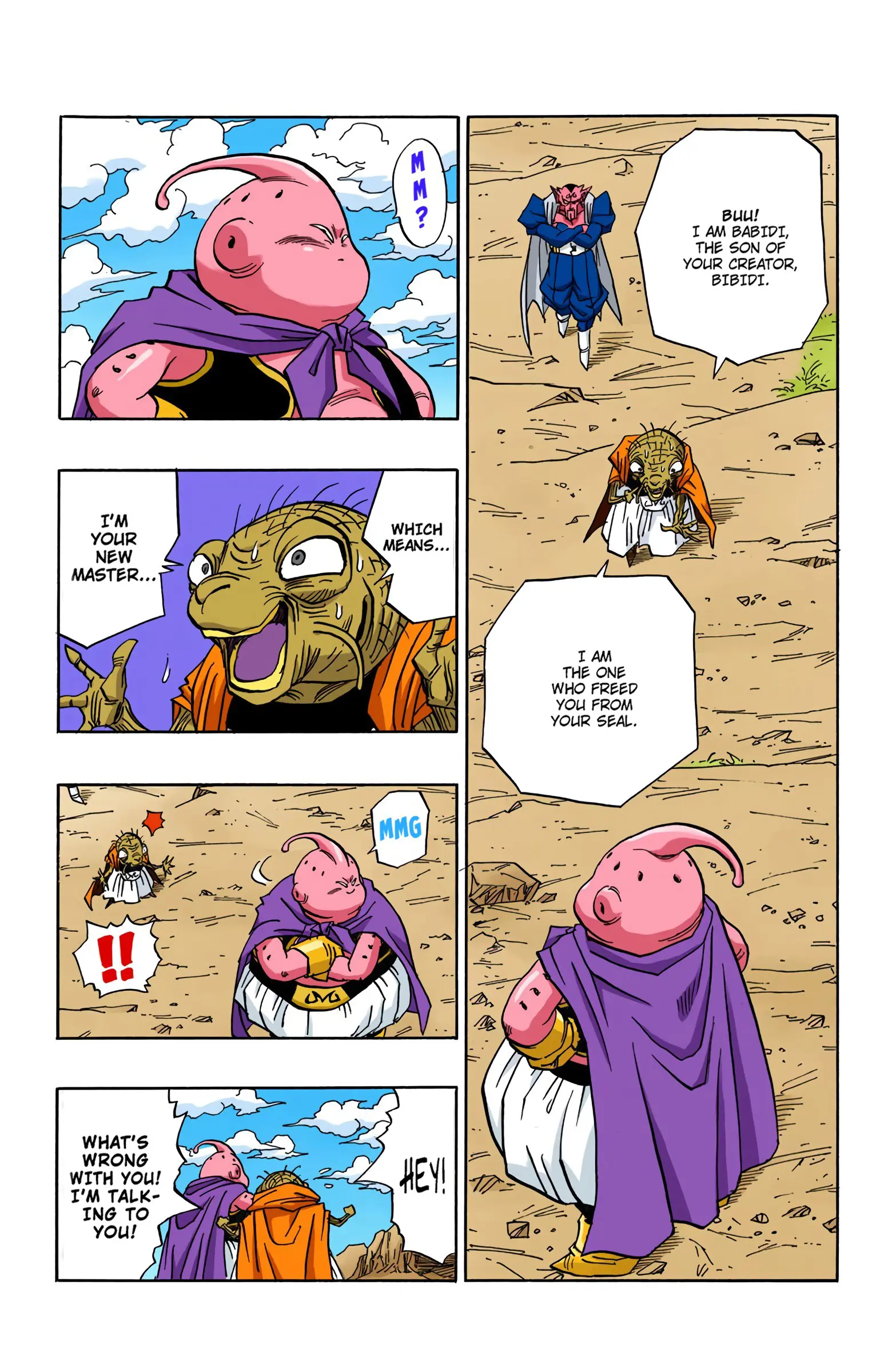 DBZ Majin Buu Saga Colored Manga, chapter 461, page 7