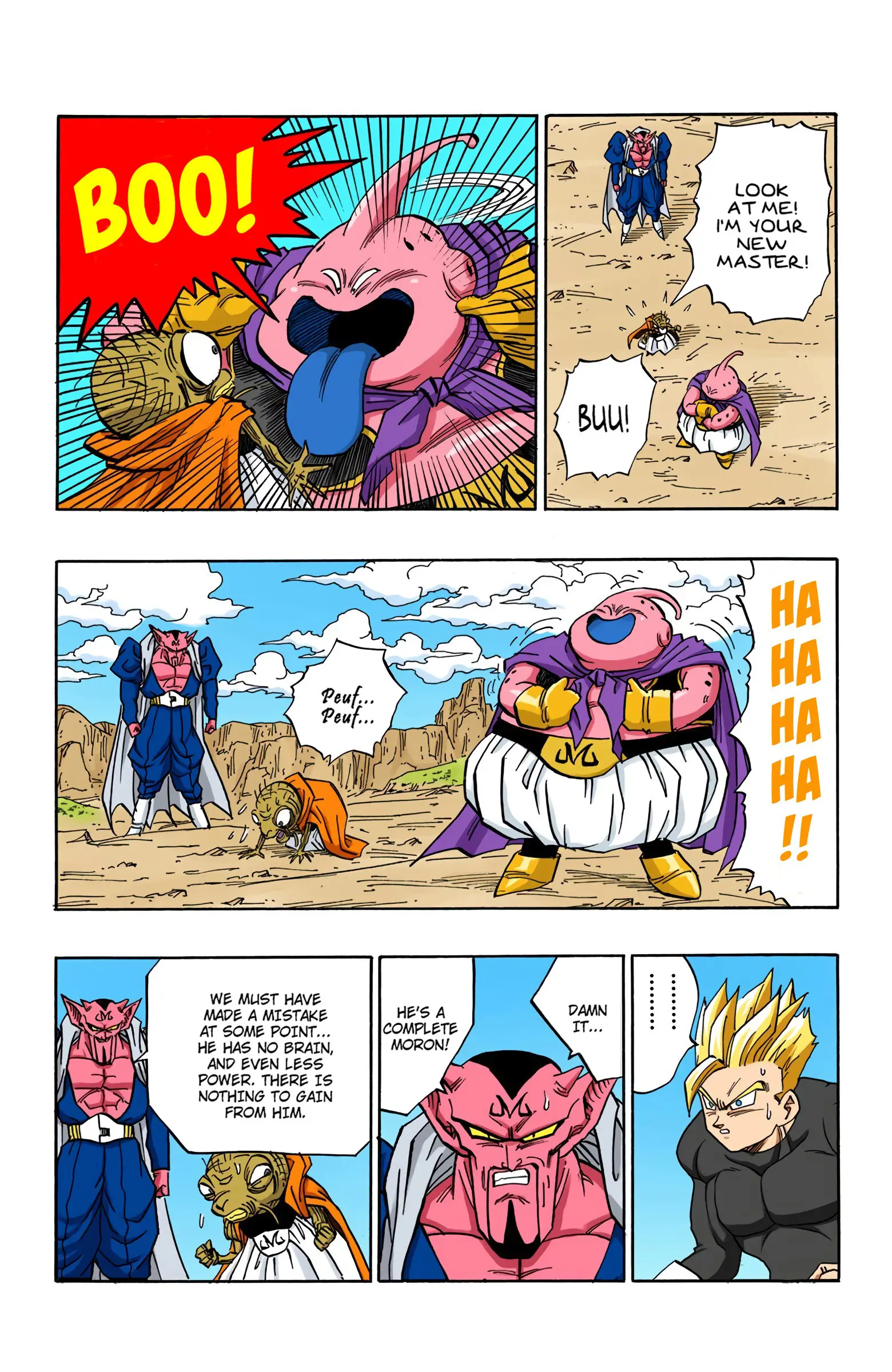 DBZ Majin Buu Saga Colored Manga, chapter 461, page 8
