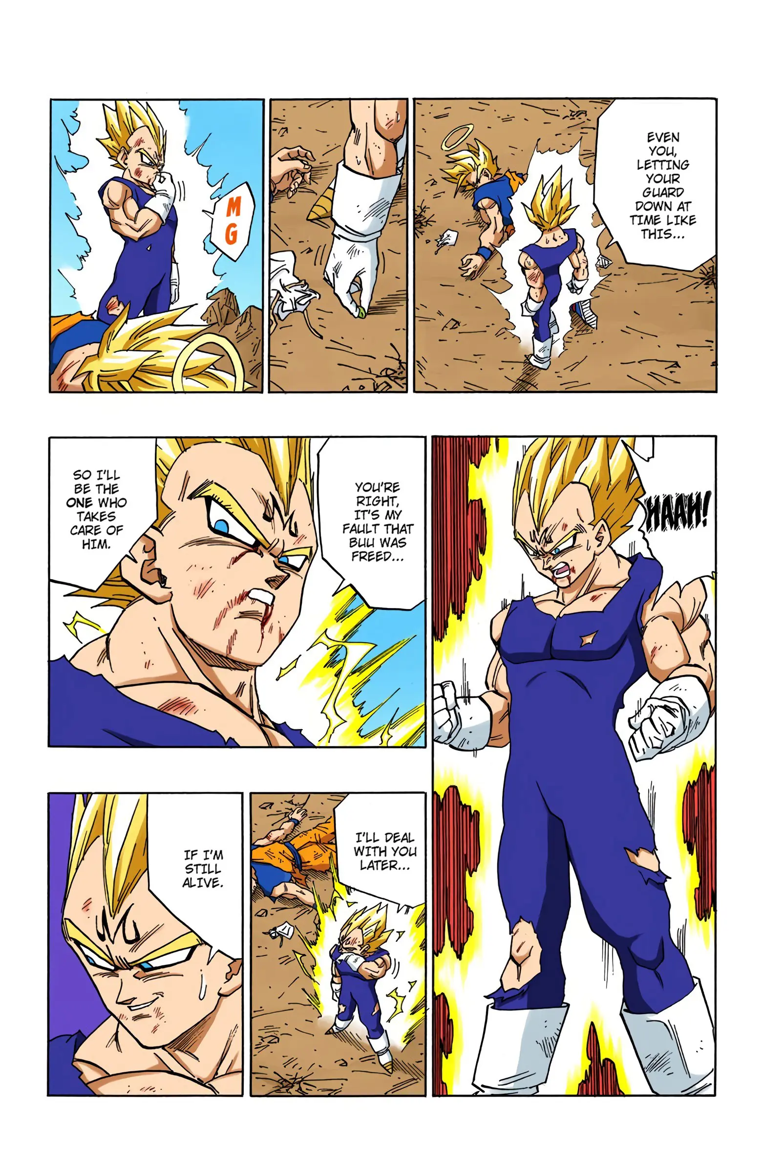 DBZ Majin Buu Saga Colored Manga, chapter 462, page 5
