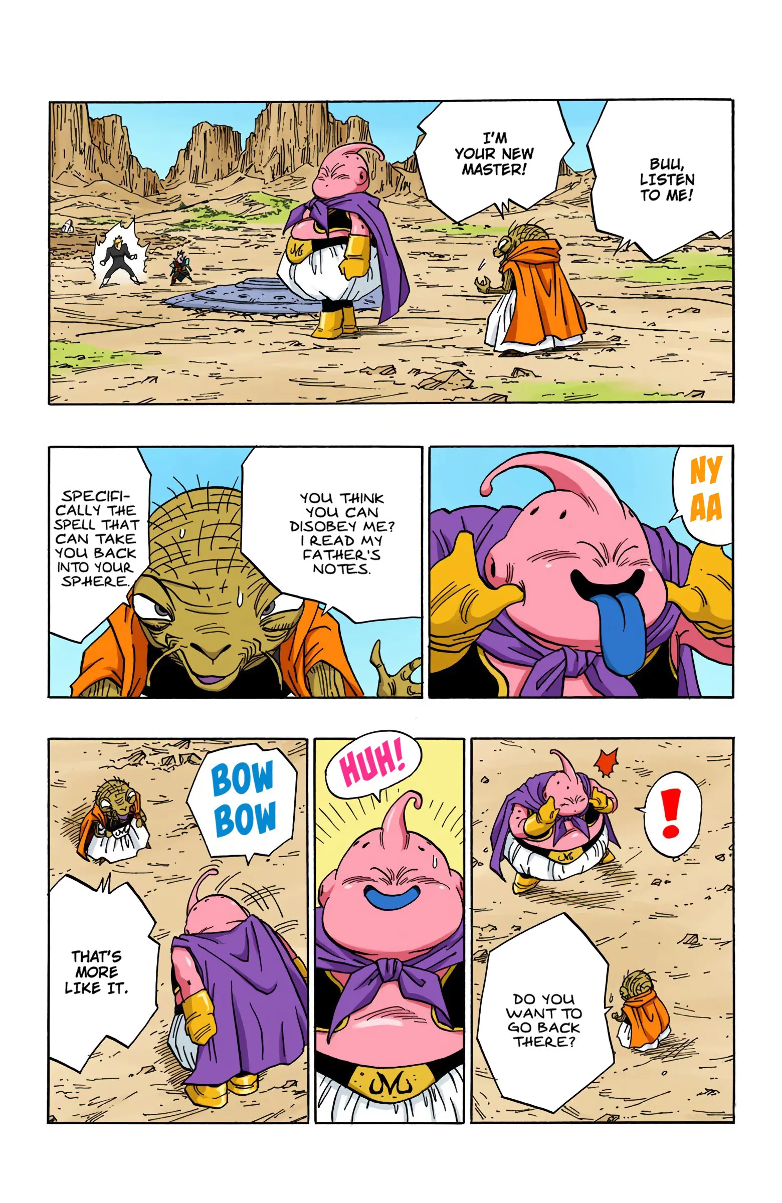 DBZ Majin Buu Saga Colored Manga, chapter 462, page 6
