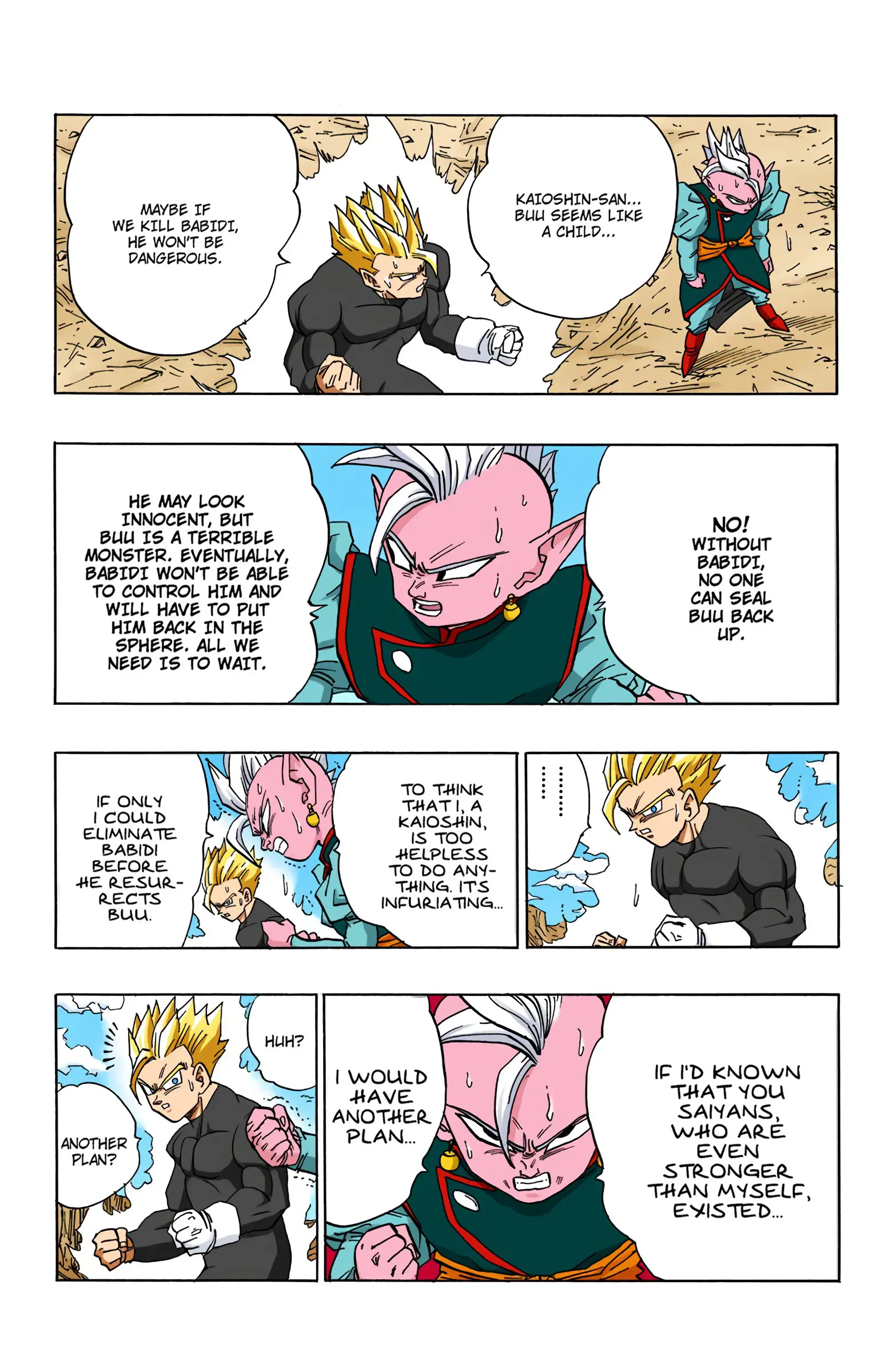 DBZ Majin Buu Saga Colored Manga, chapter 462, page 7
