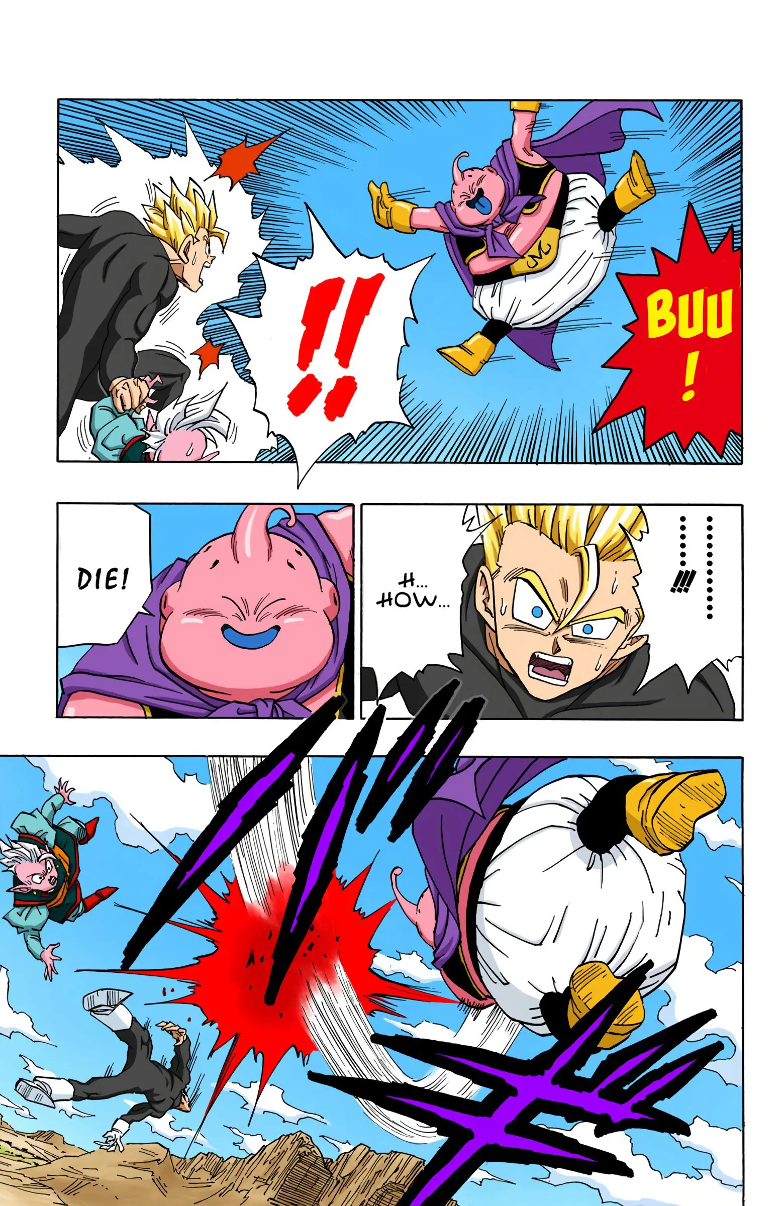 DBZ Majin Buu Saga Colored Manga, chapter 462, page 11