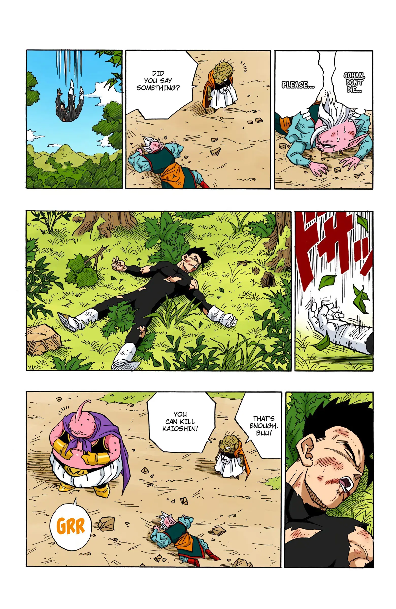 DBZ Majin Buu Saga Colored Manga, chapter 463, page 9