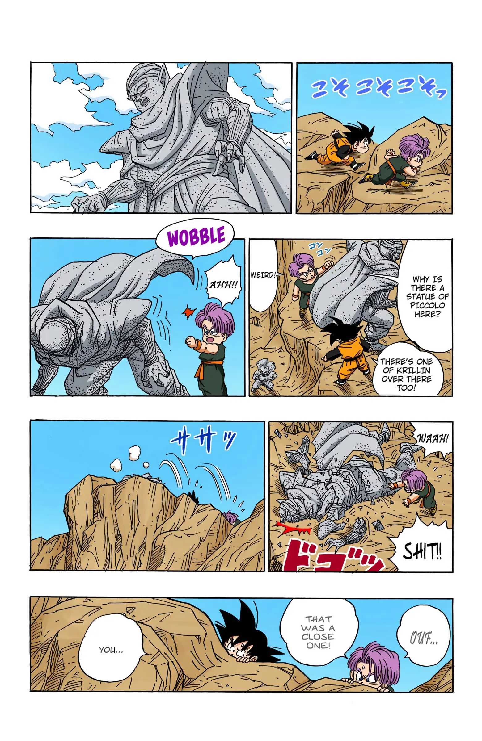DBZ Majin Buu Saga Colored Manga, chapter 463, page 12