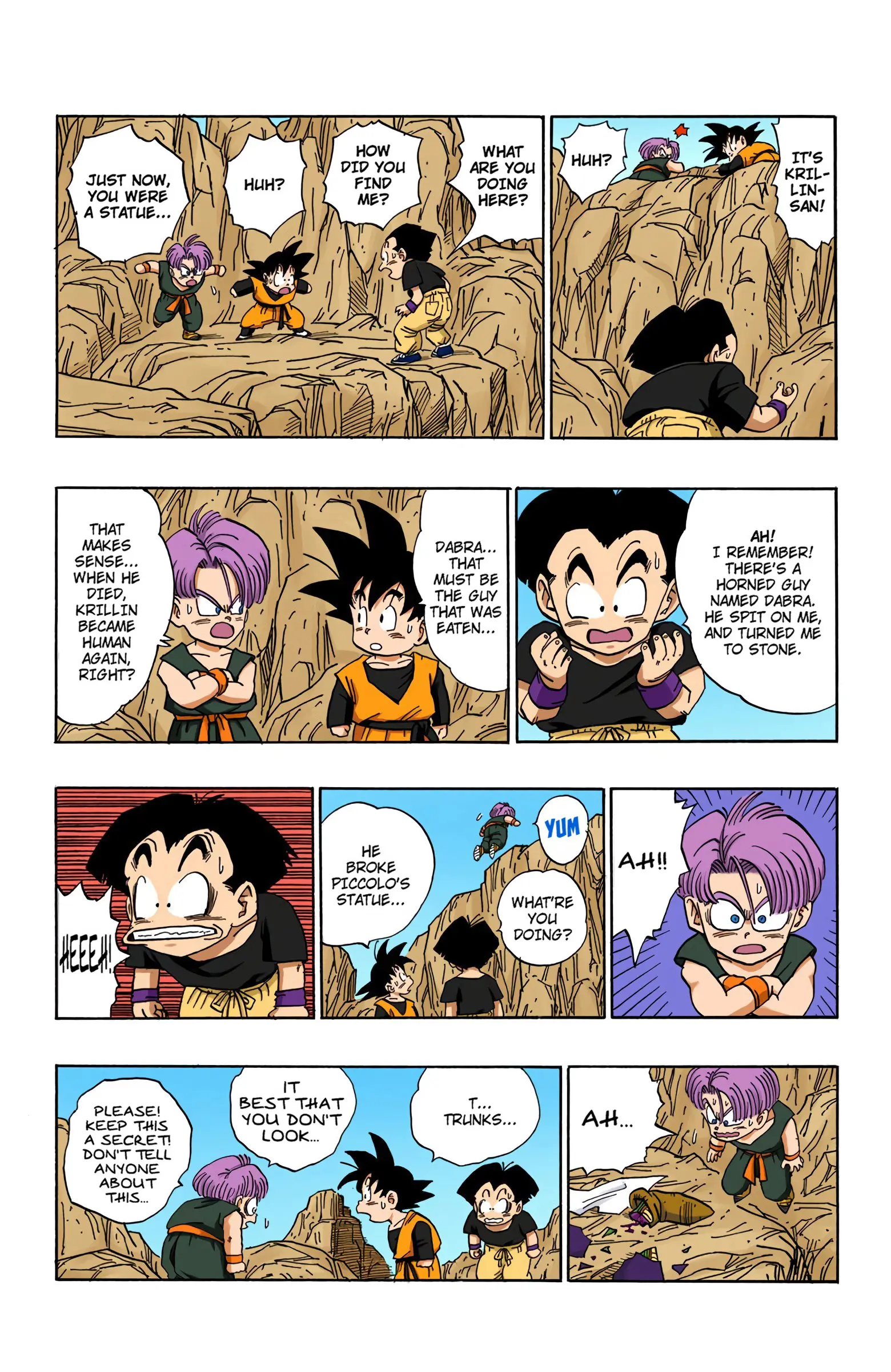 DBZ Majin Buu Saga Colored Manga, chapter 464, page 4