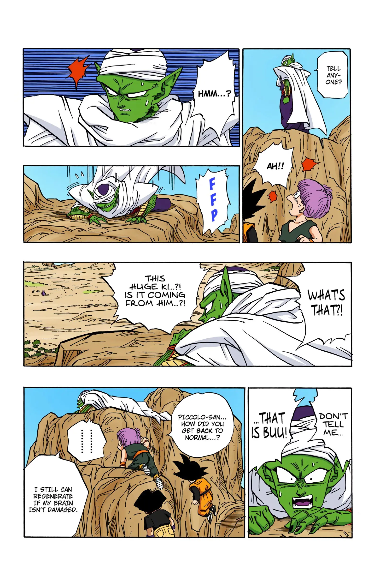 DBZ Majin Buu Saga Colored Manga, chapter 464, page 5