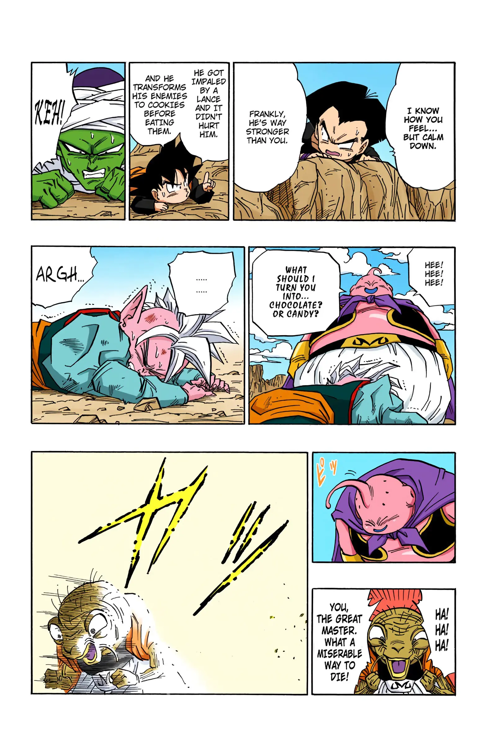 DBZ Majin Buu Saga Colored Manga, chapter 464, page 7