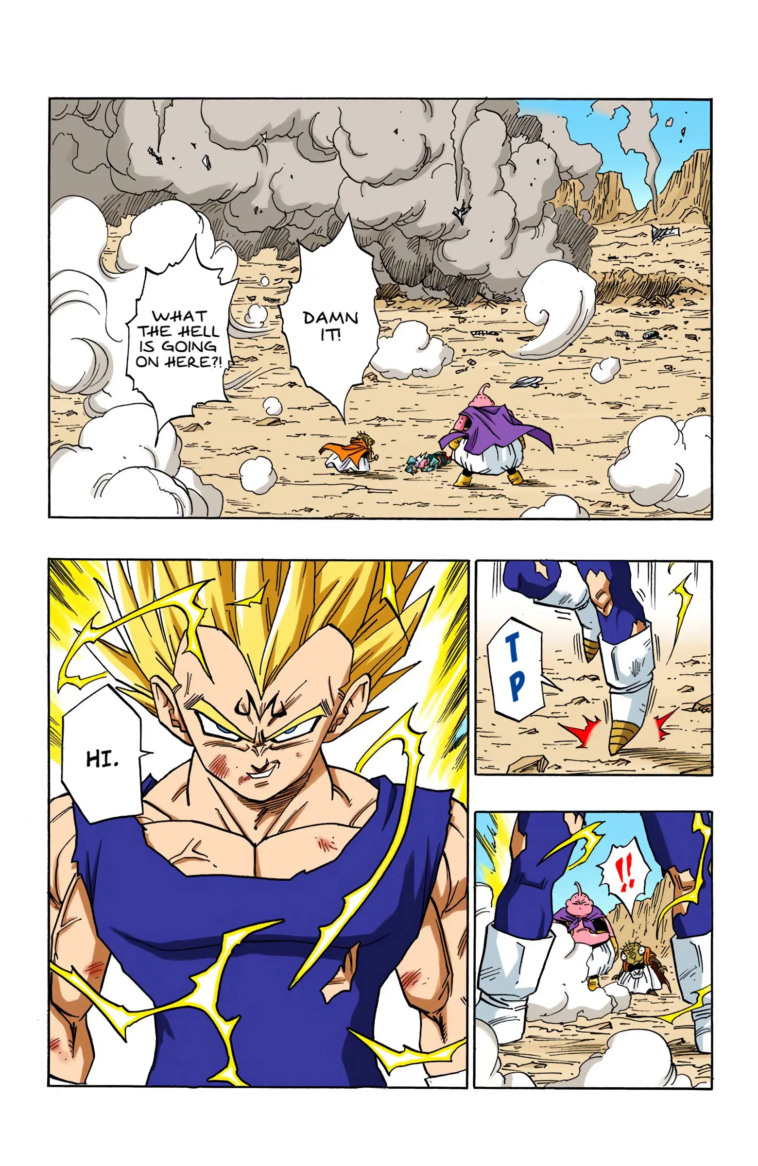 DBZ Majin Buu Saga Colored Manga, chapter 464, page 9