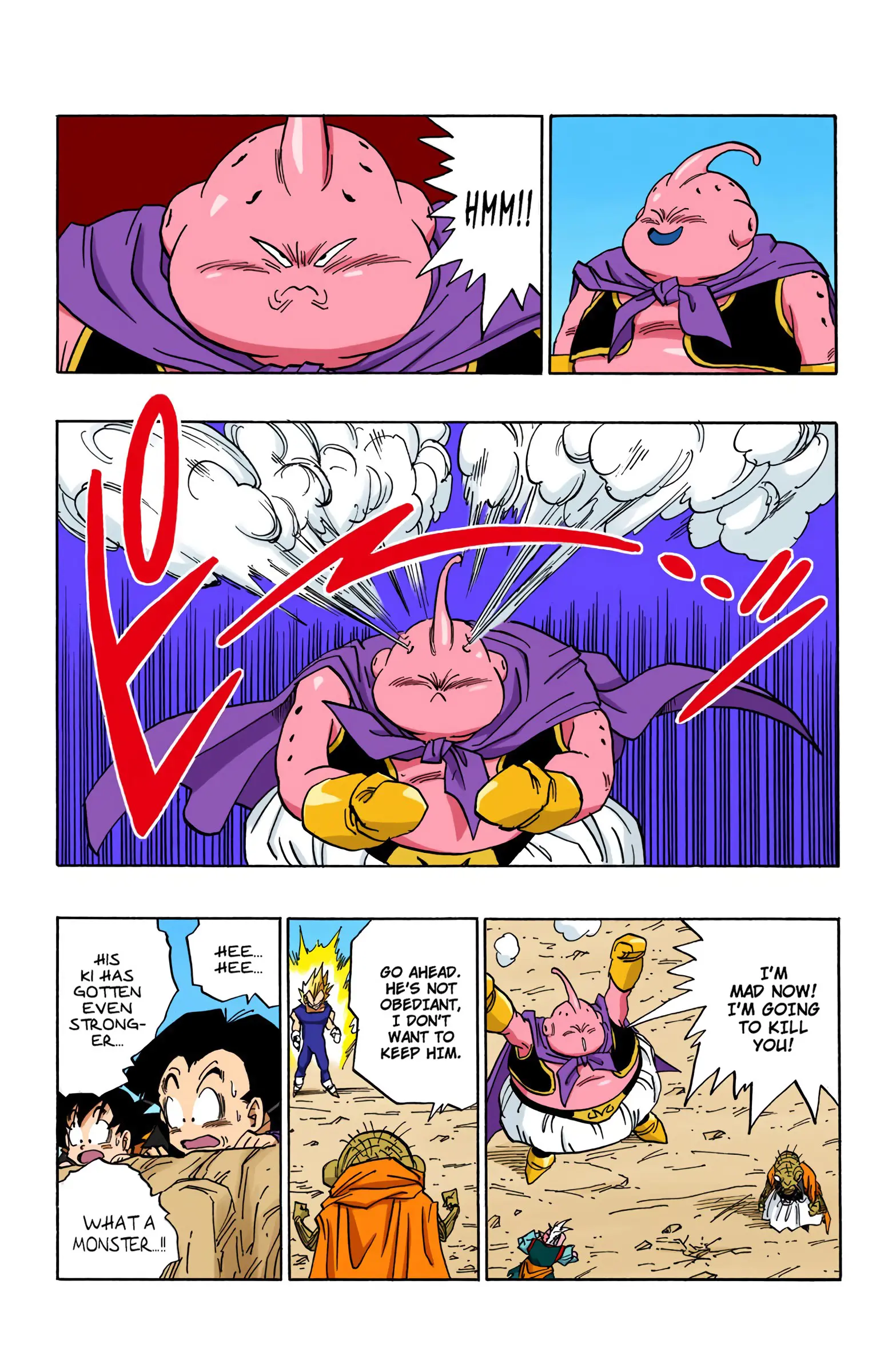 DBZ Majin Buu Saga Colored Manga, chapter 464, page 11